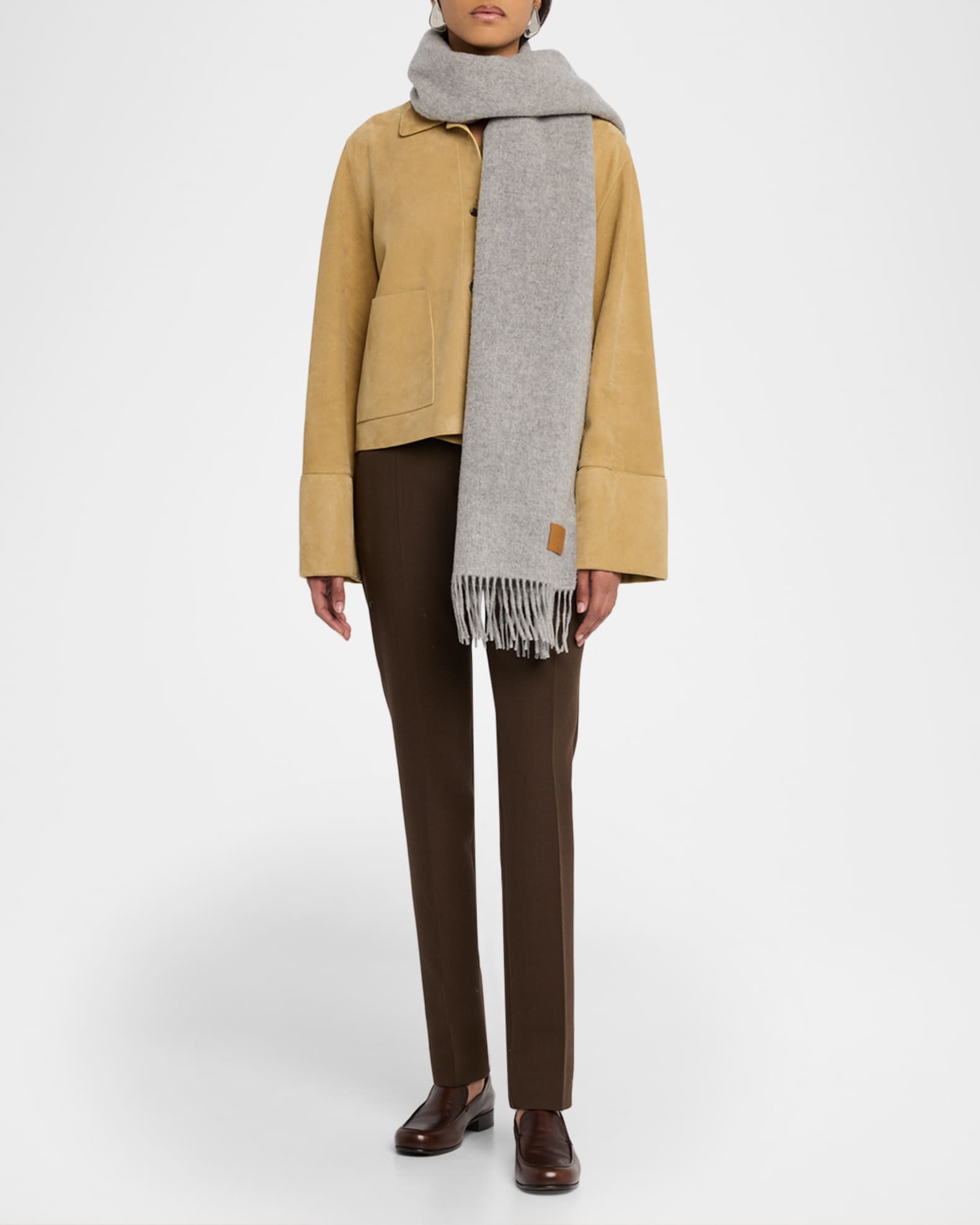 Sky Madrid Double Sided Cashmere Scarf