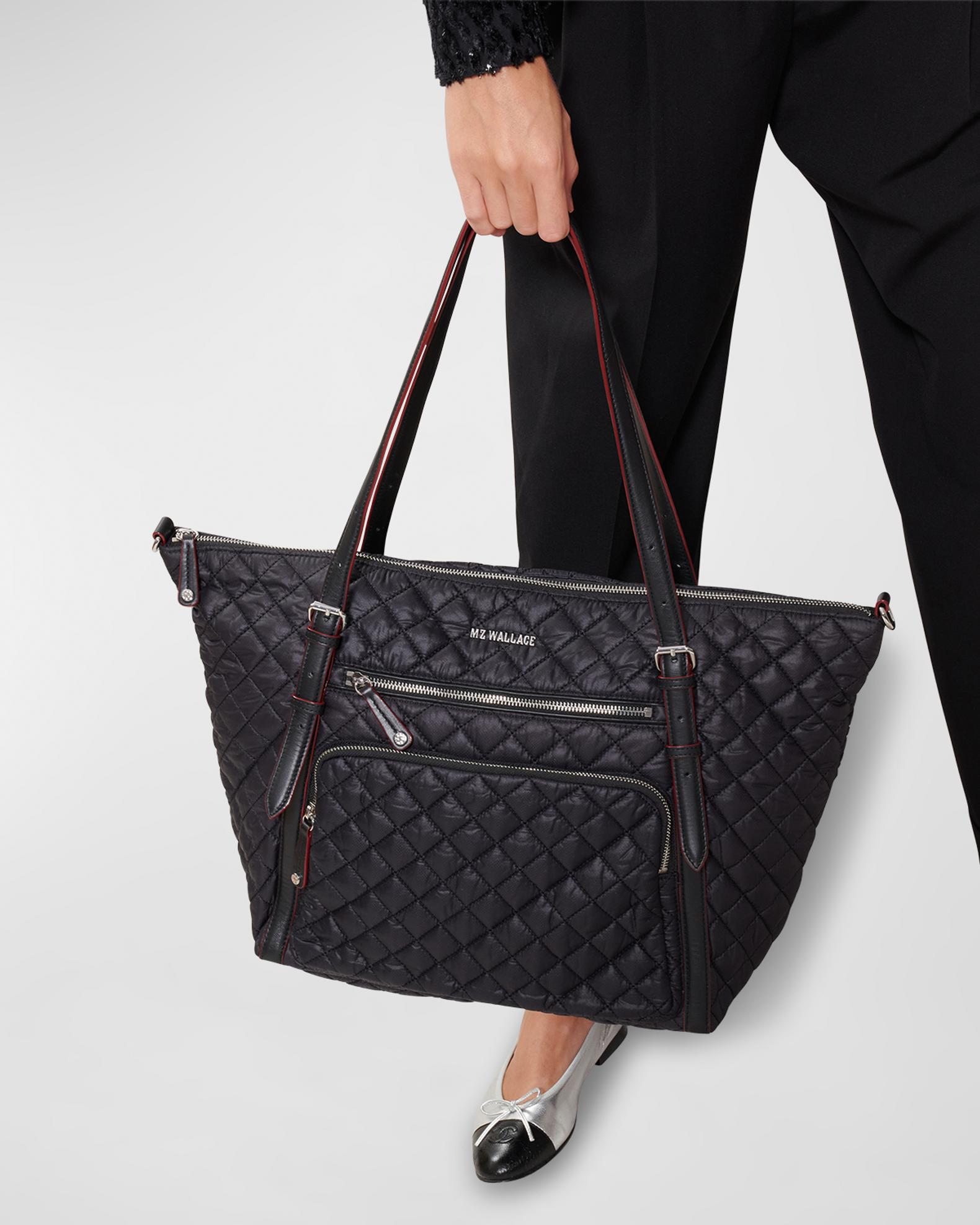 MZ WALLACE Crosby Daily Convertible Quilted Tote Bag | Neiman Marcus