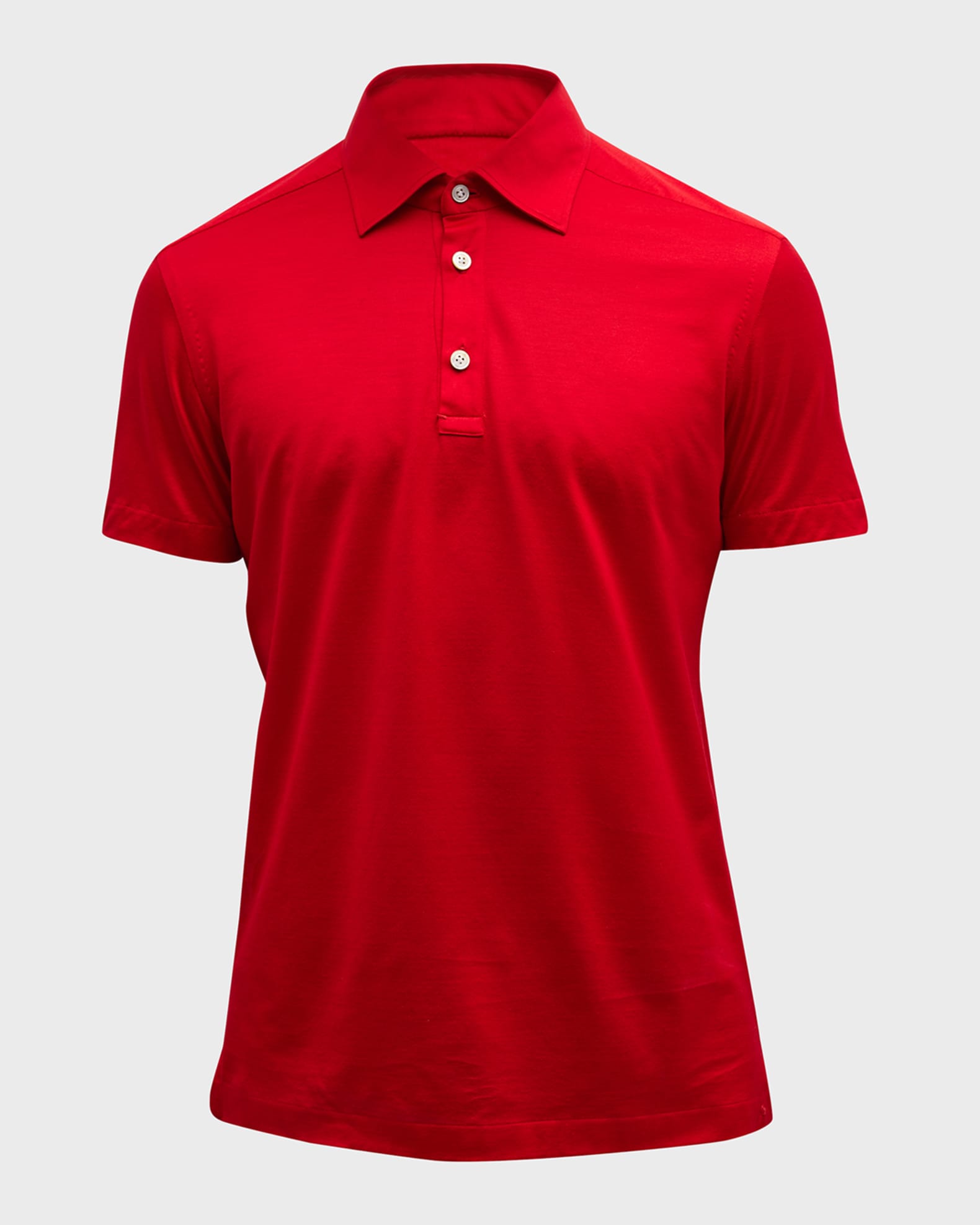 Kiton Men's Cotton Polo Shirt Neiman Marcus