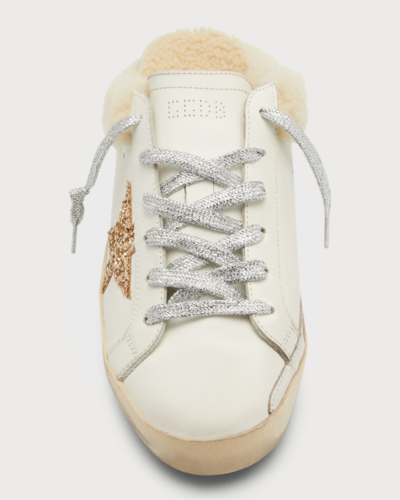 ゴールデングース　スタッズサンダル Golden Goose Sabot Leather Glitter Star Slide Sneakers