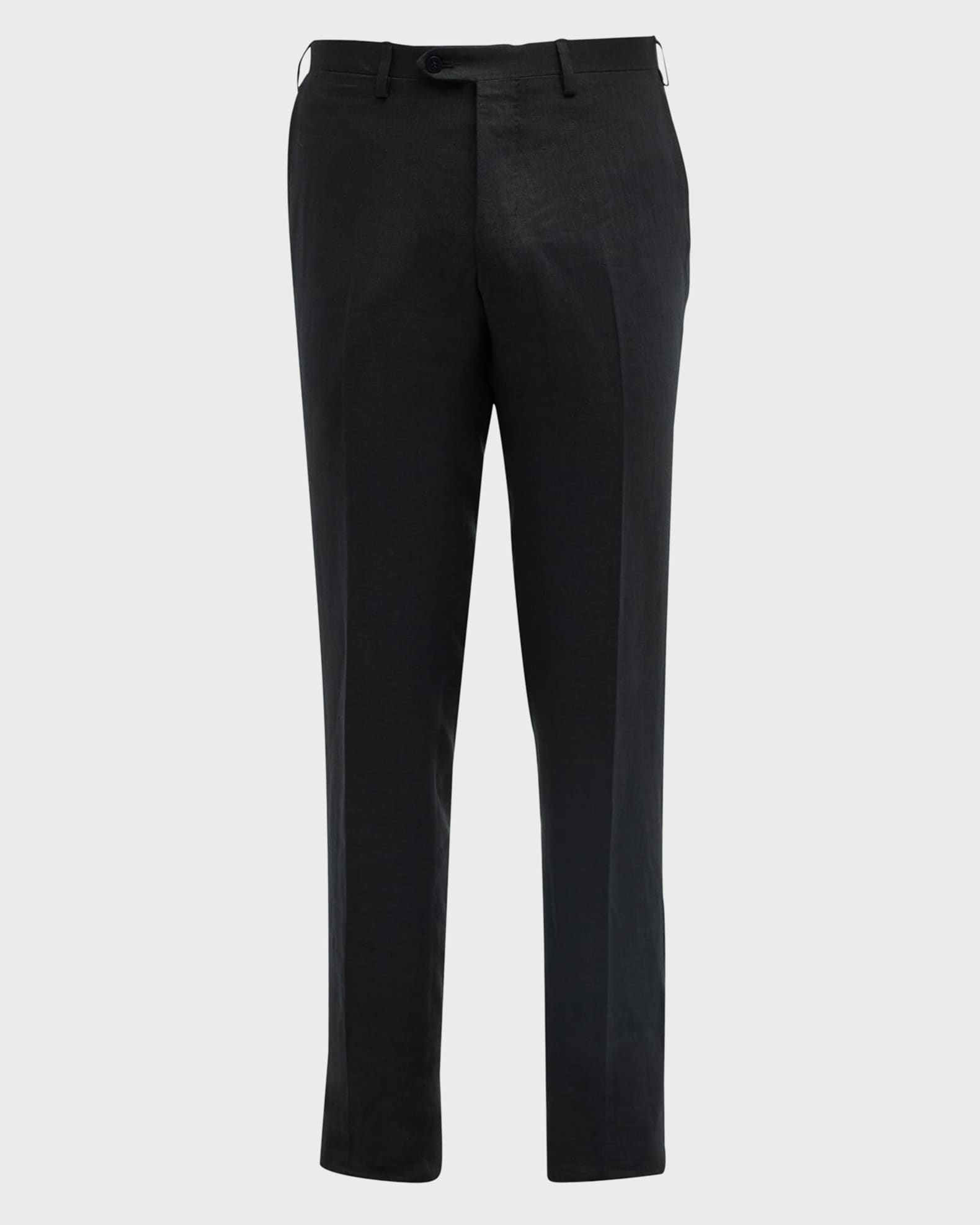 Kiton Men's Solid Linen Dress Pants | Neiman Marcus