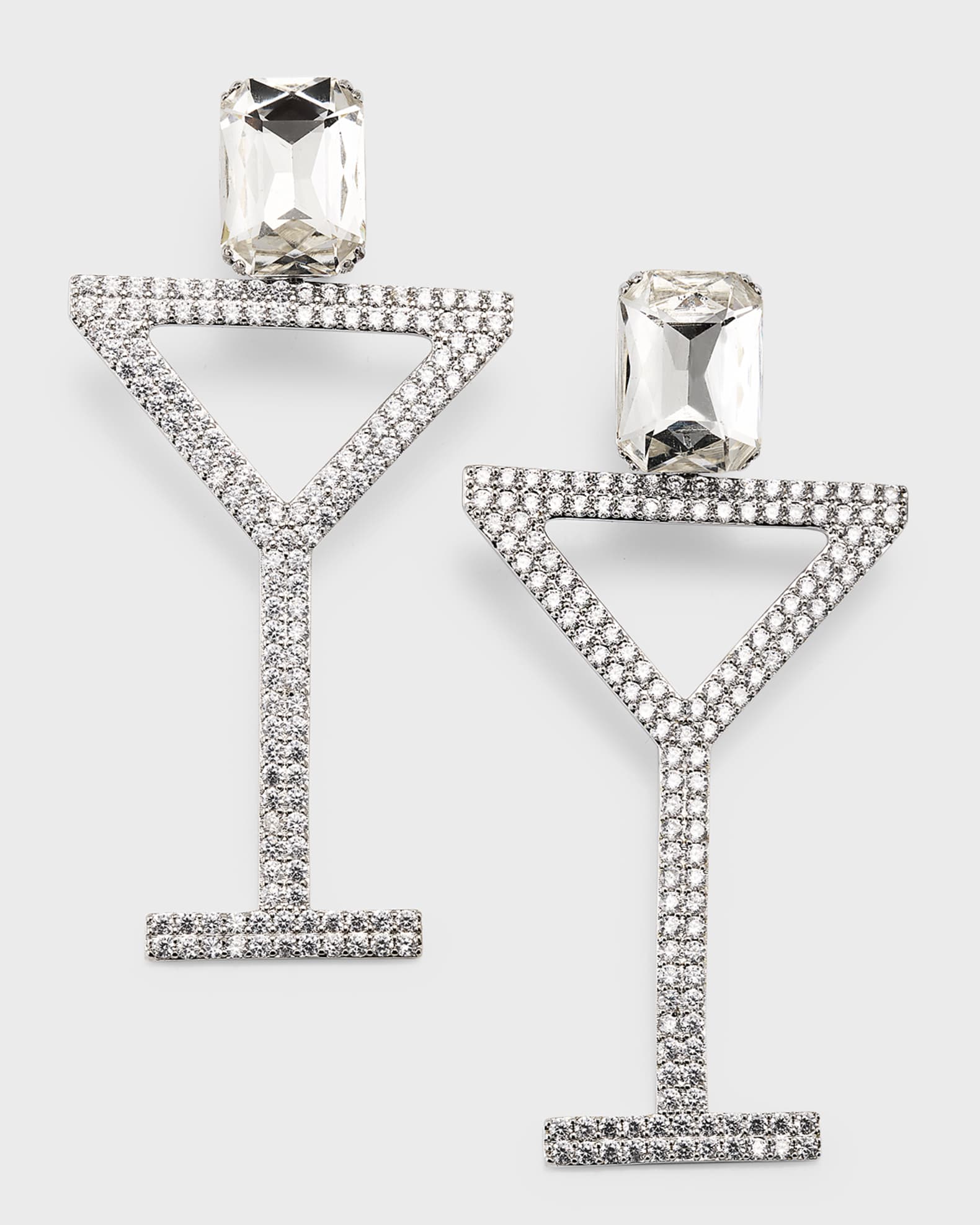 Retrofete Gin Martini Crystal Earrings Neiman Marcus