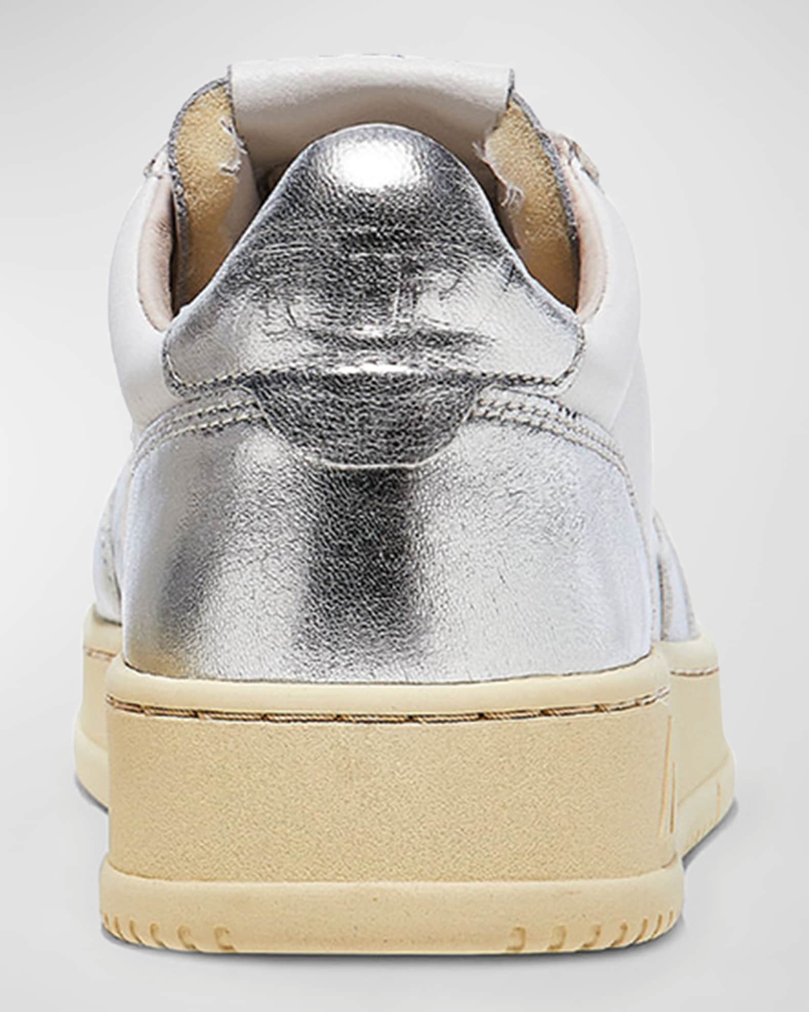 AUTRY Medalist Low-Top Bicolor Leather Sneakers | Neiman Marcus