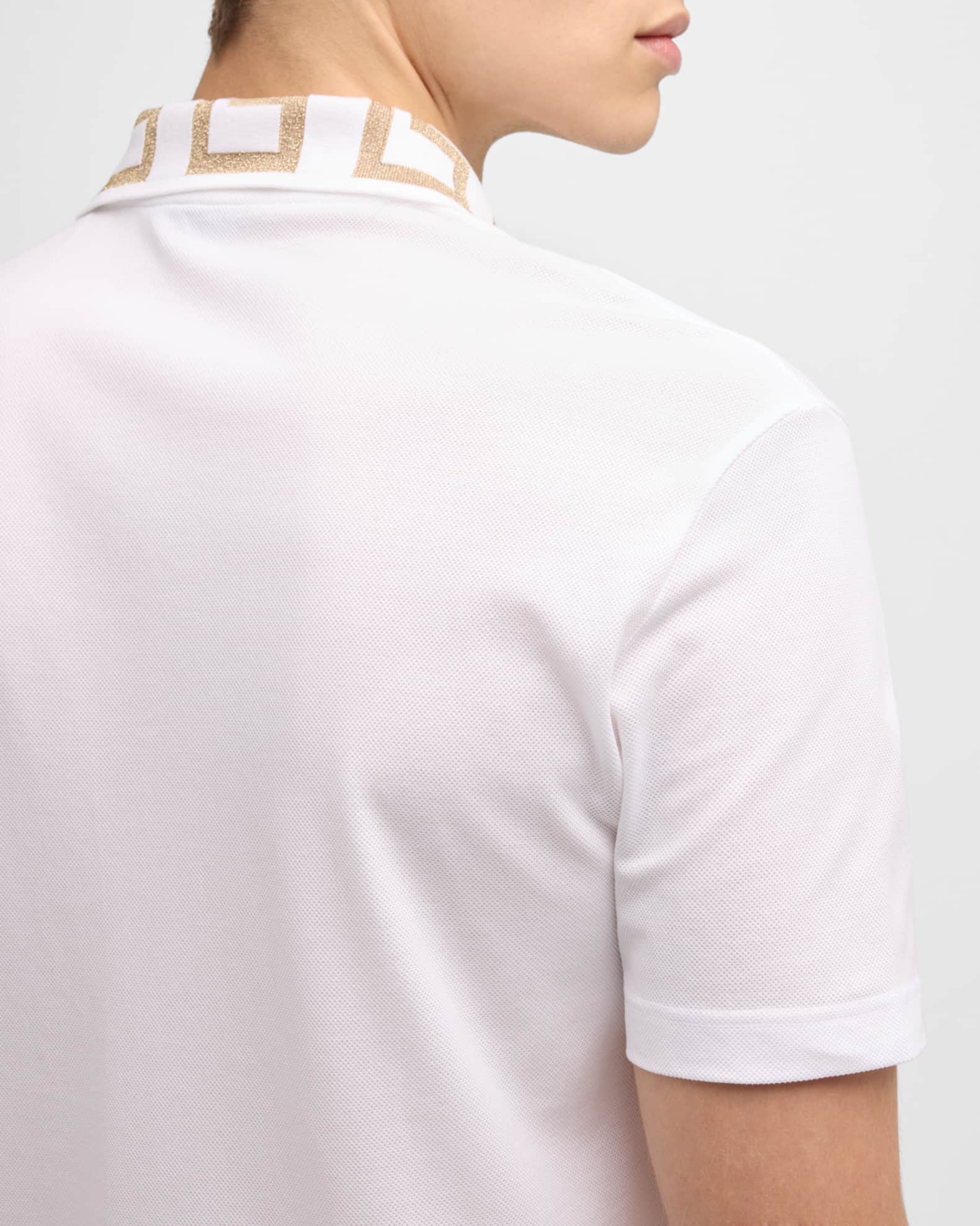 Versace collection polo shirt mens best sale