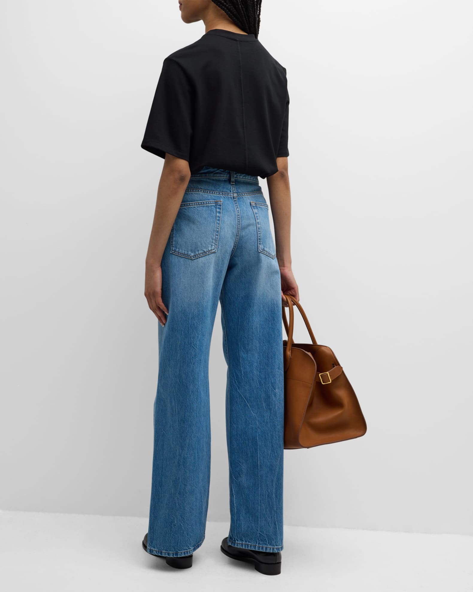 正規店仕入れの THE Marcus Neiman | Pants Denim Straight-Leg Eglitta ROW パンツ
