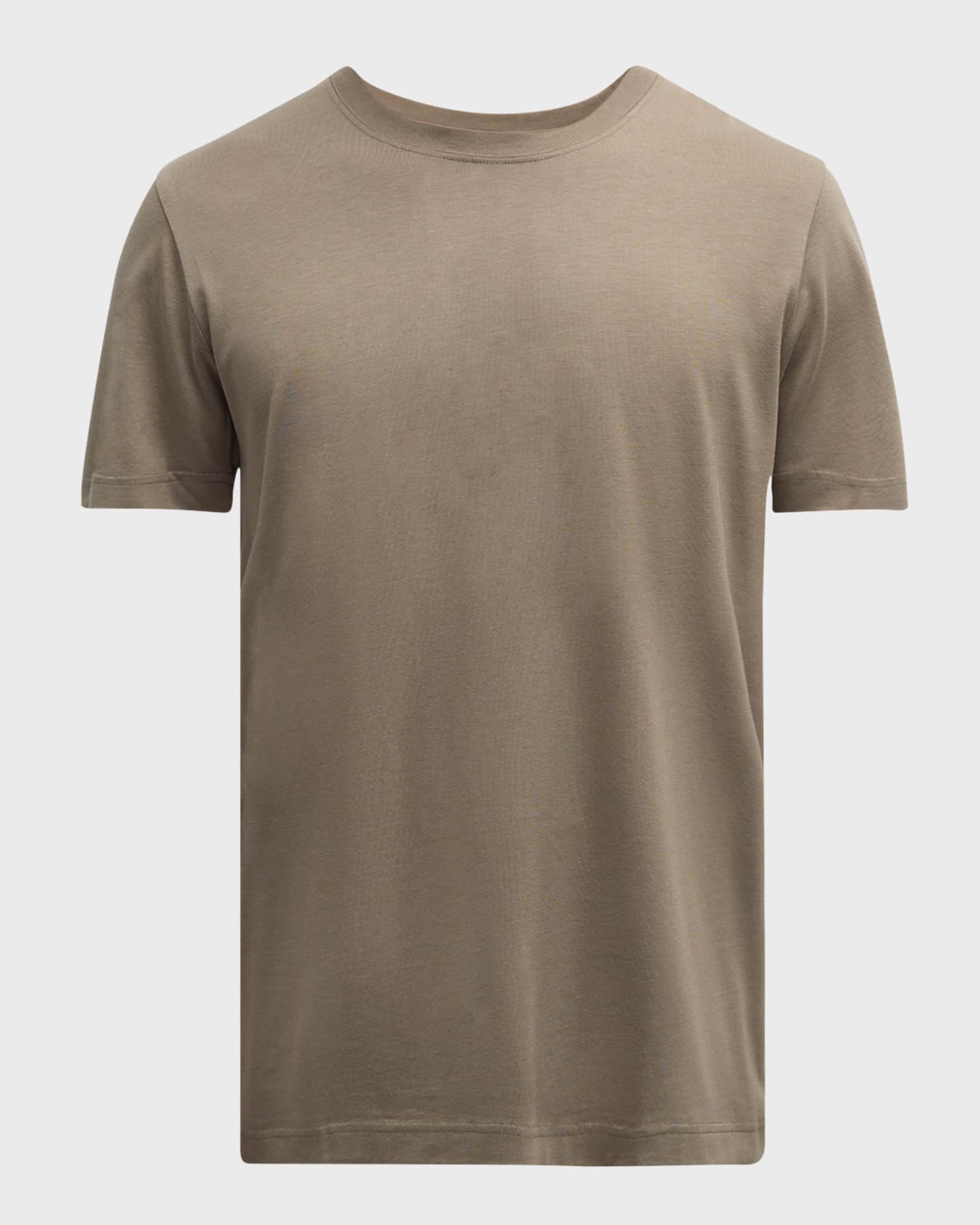 Cotton Lyocell Elevated Crew Neck Everyday Tee