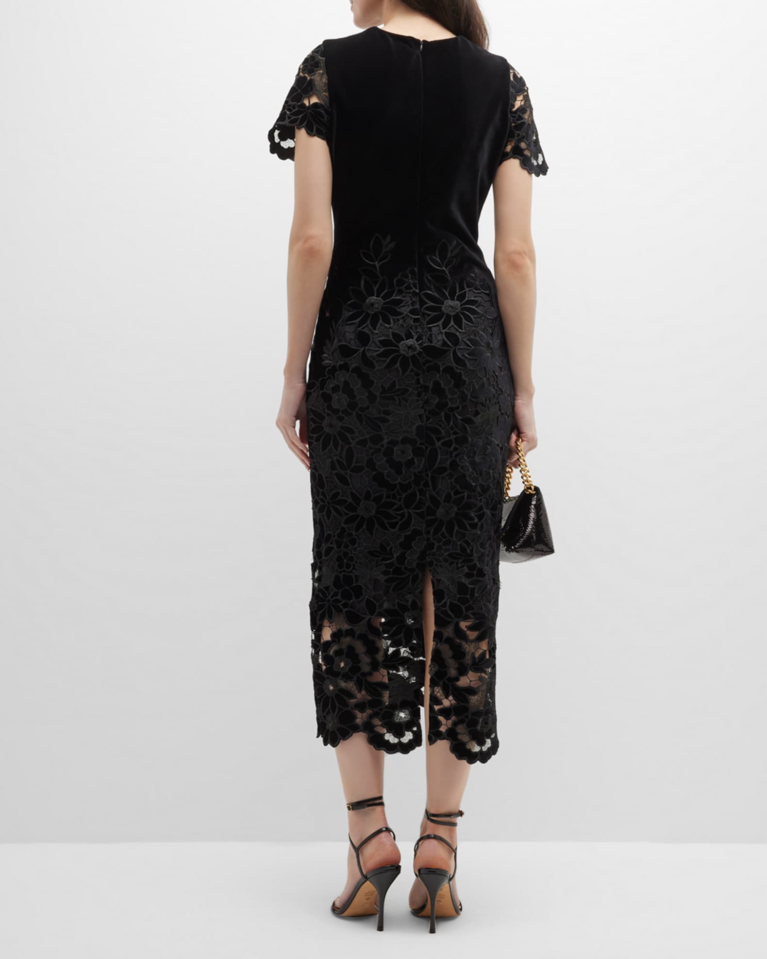 VELVET HEART Athena Notch Neck Raglan Sleeve Midi Dress