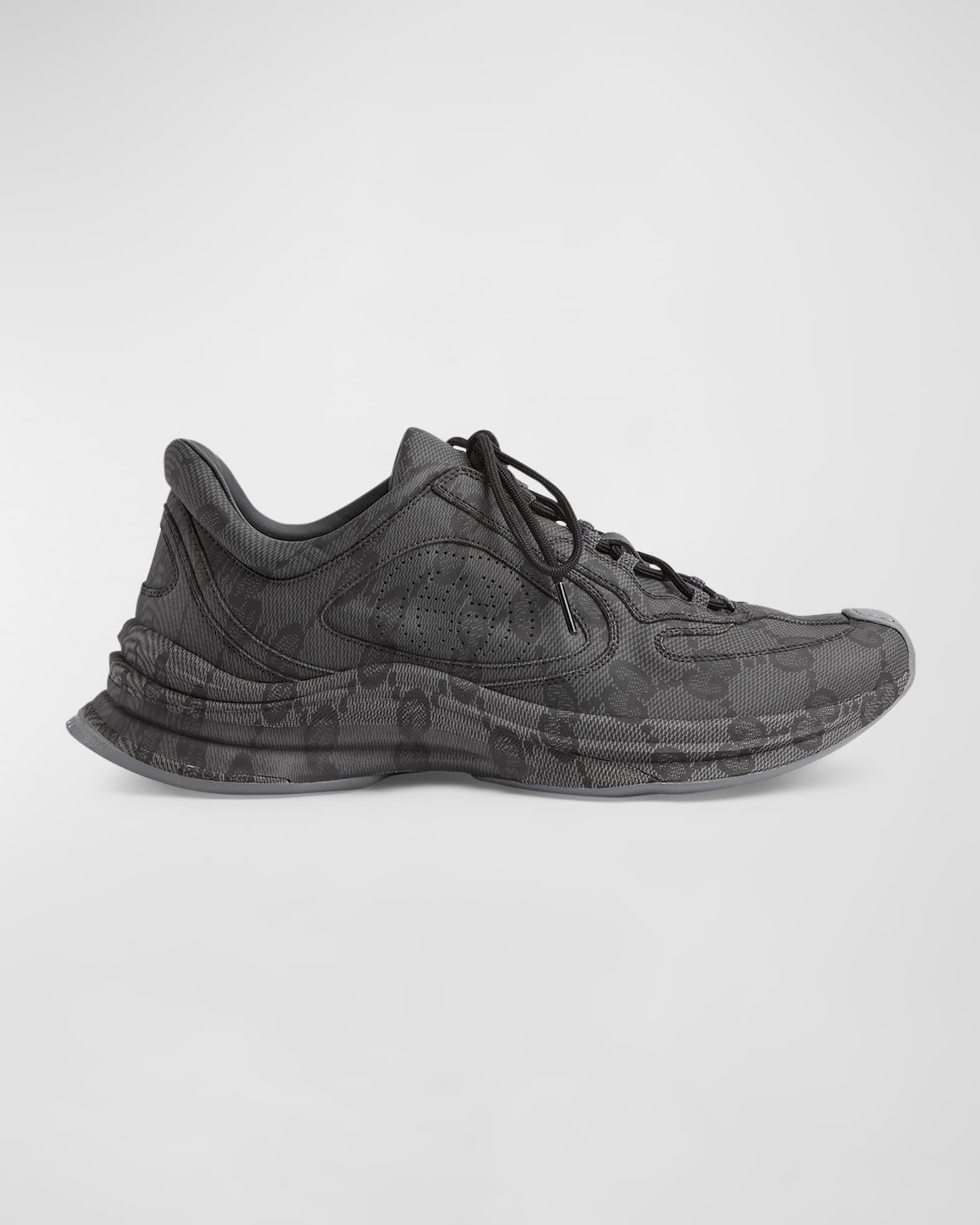 Men's Run Allover GG Fashion Sneakers 0