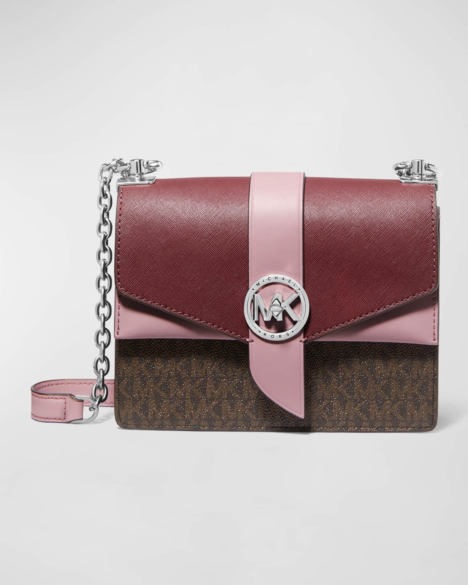 MICHAEL Michael Kors Greenwich Small Convertible Monogram Crossbody Bag