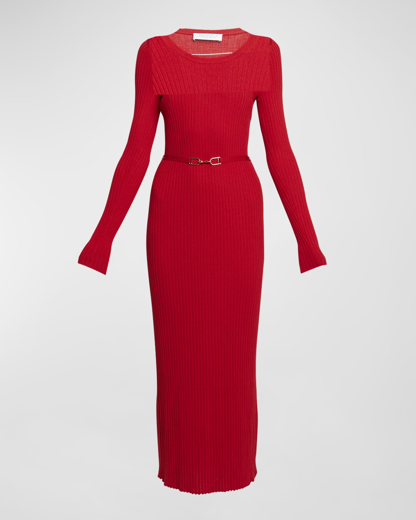 Gabriela Hearst Luisa Belted Maxi Dress | Neiman Marcus