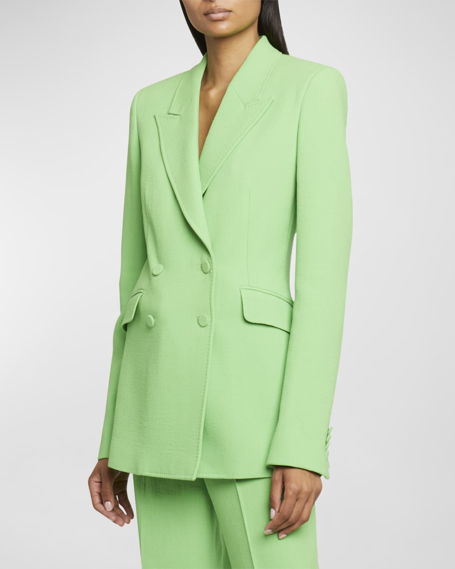 DoubleBreasted Wool Suit Neiman Marcus