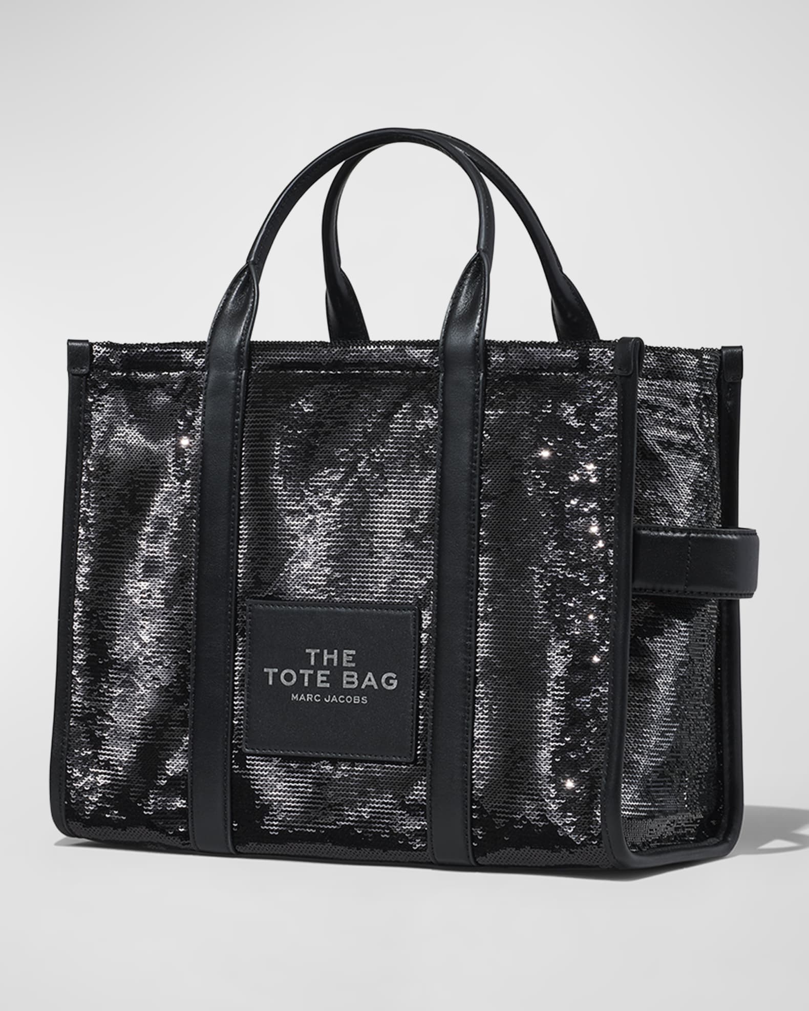 Marc Jacobs The Medium Sequin Tote Bag in Black