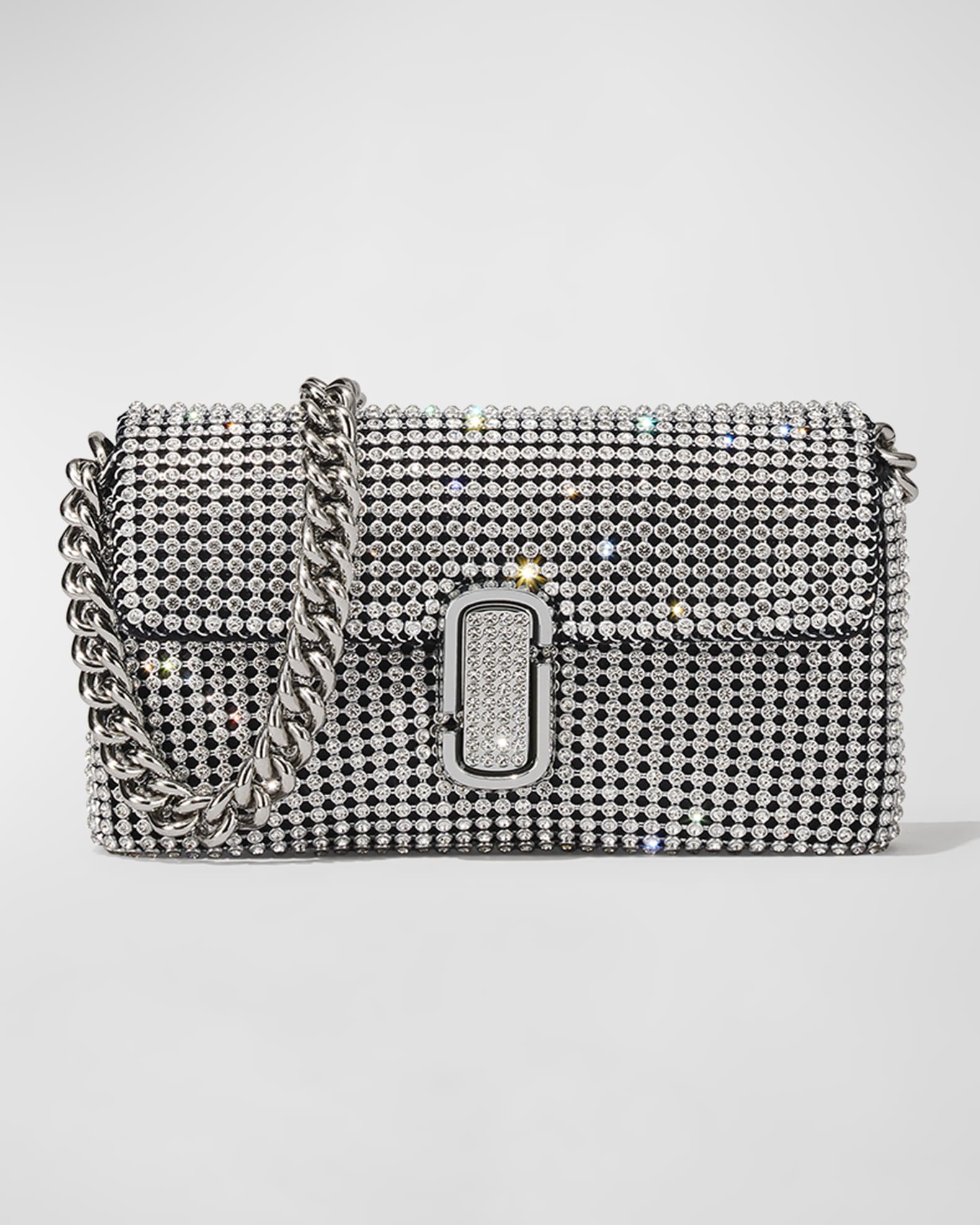 Marc Jacobs The Rhinestone J Marc Mini Shoulder Bag | Neiman Marcus