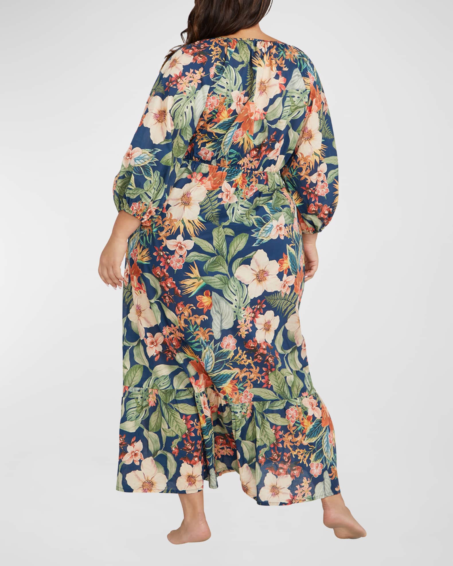 Artesands Plus Size Elgar Maxi Beach Dress | Neiman Marcus