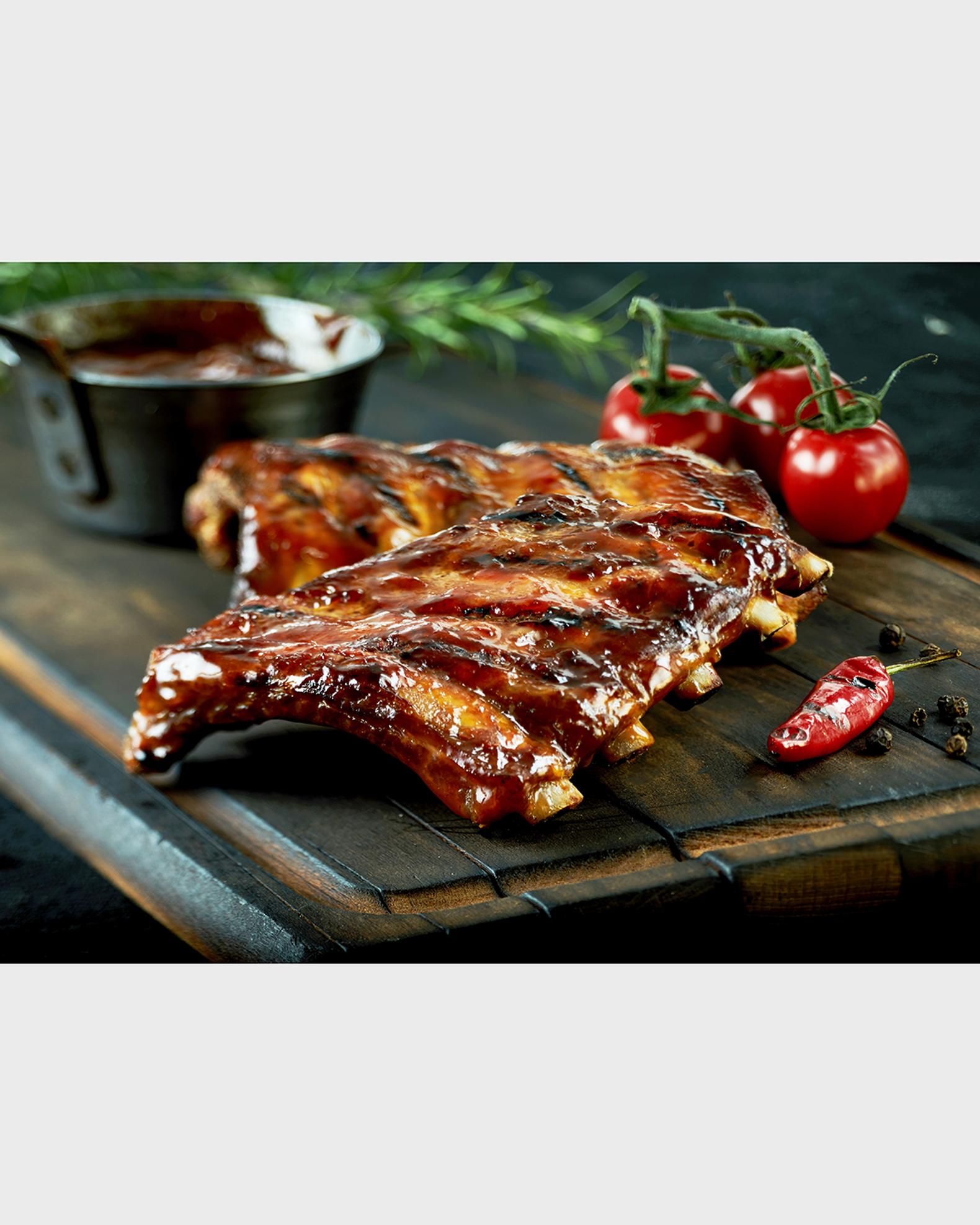 The Cajun Turkey Co Smoked Pork Ribs 2.3 lbs. Pack, Serves 2-4 | Neiman ...