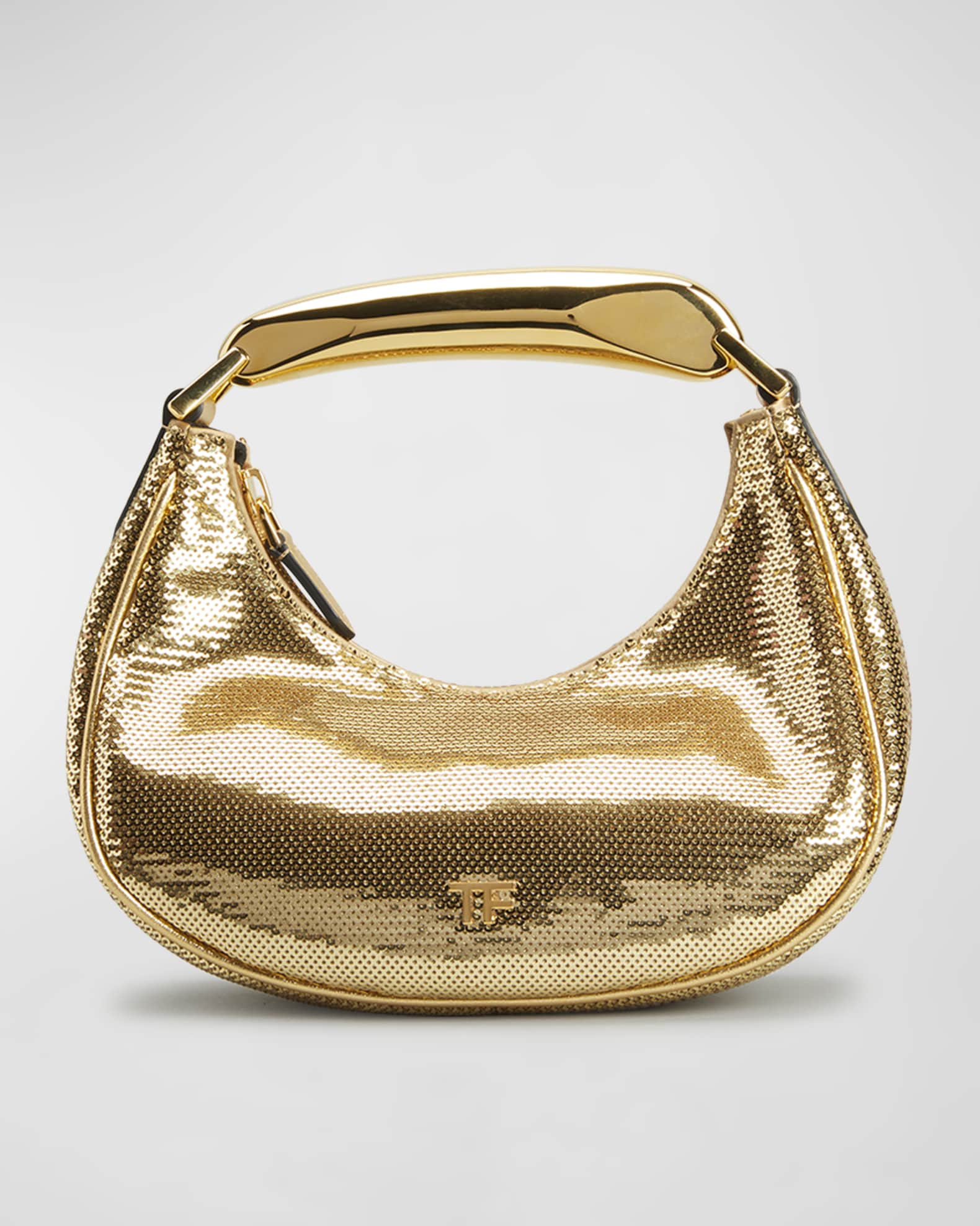 TOM FORD Bianca Sequins Top-Handle Bag | Neiman Marcus