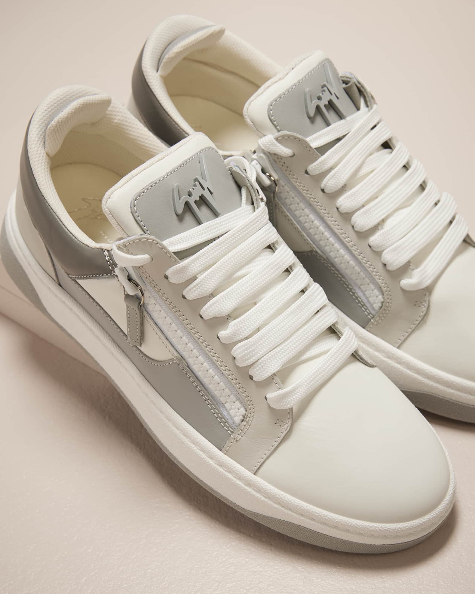 GIUSEPPE ZANOTTI 24AW ダブルジップ レザースニーカー Giuseppe Zanotti | Shoes | Giuseppe London Double Zip