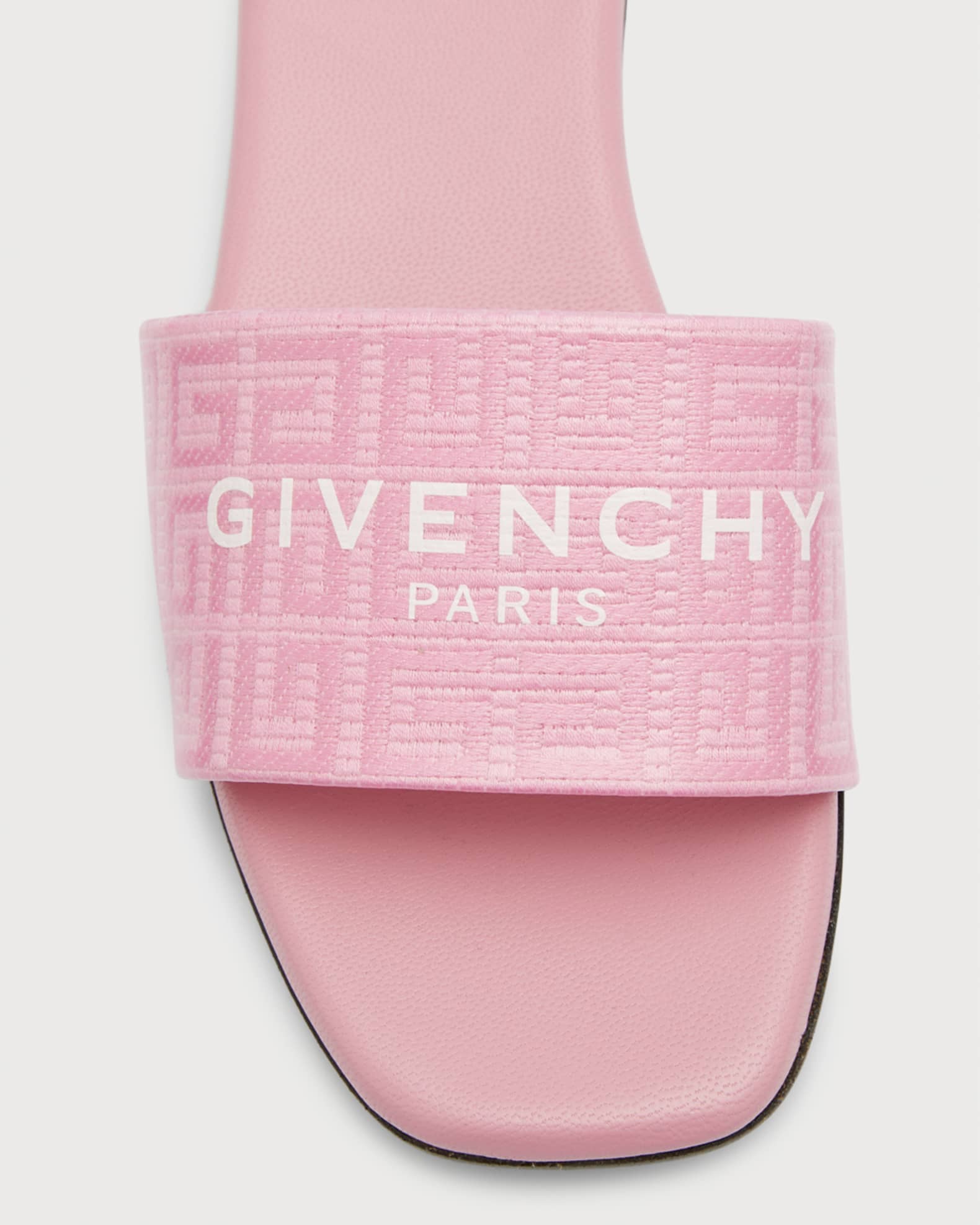 Pink and black givenchy slides on sale