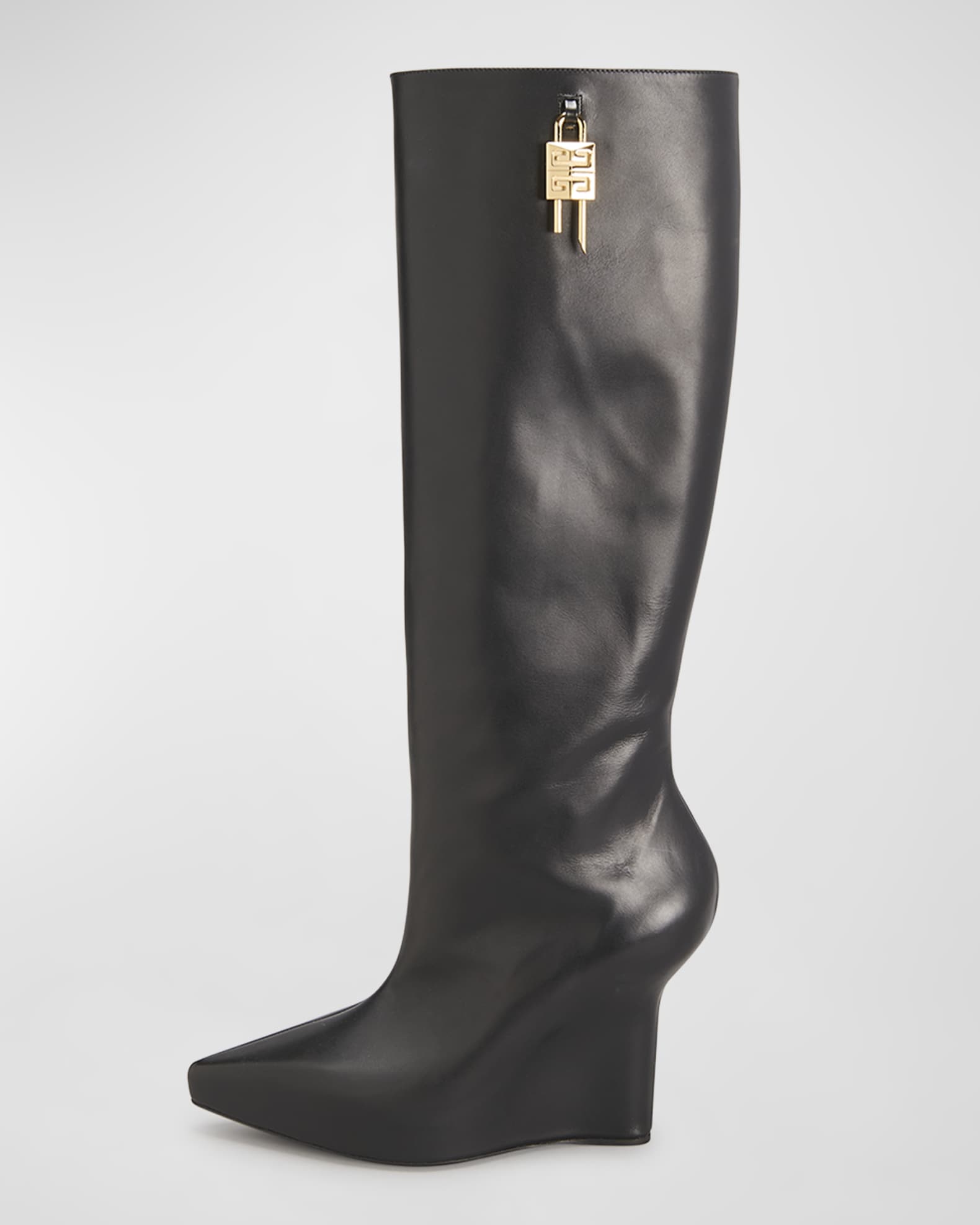 Givenchy G Lock Leather Knee Boots Neiman Marcus