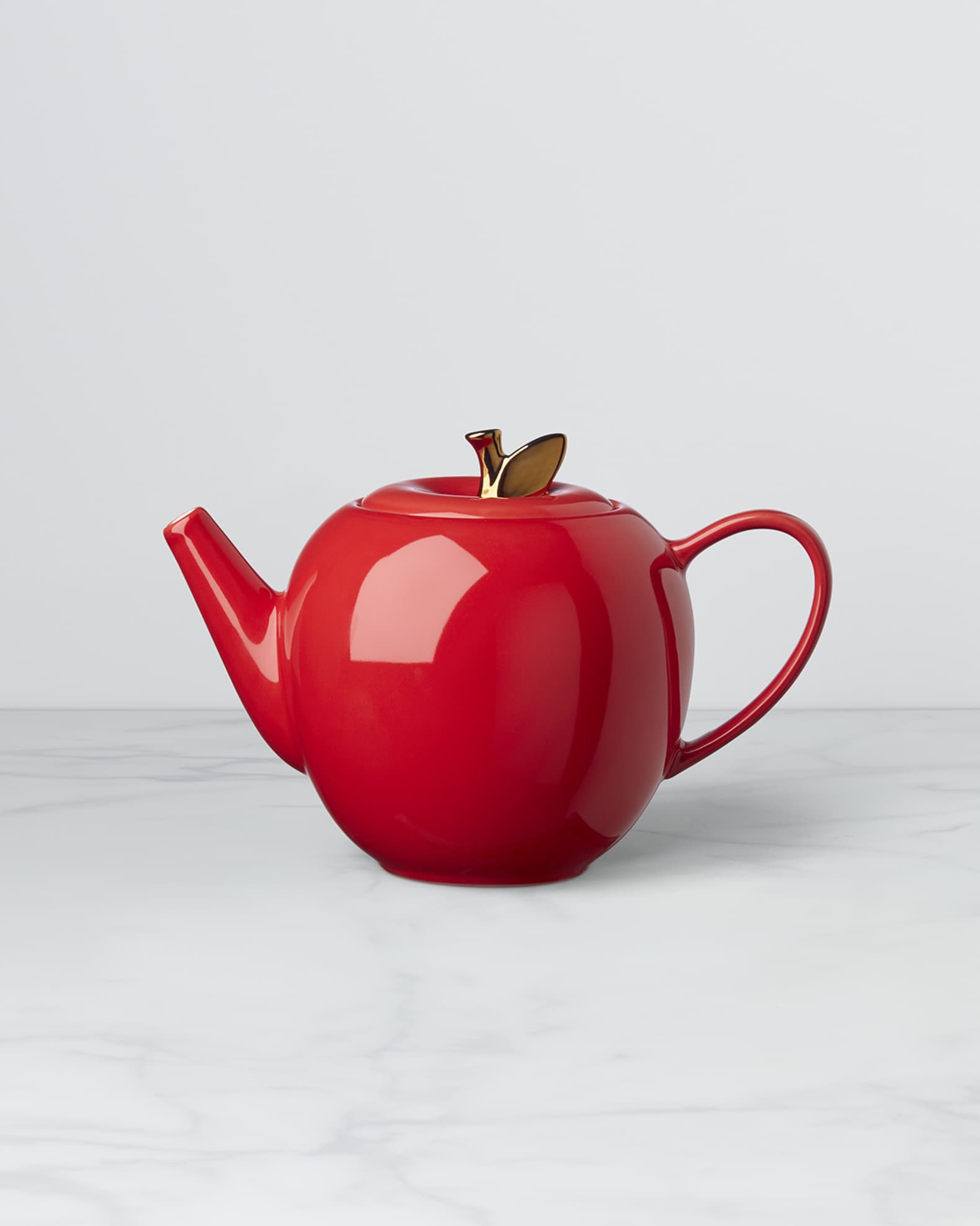 kate spade new york knock on wood apple teapot Neiman Marcus