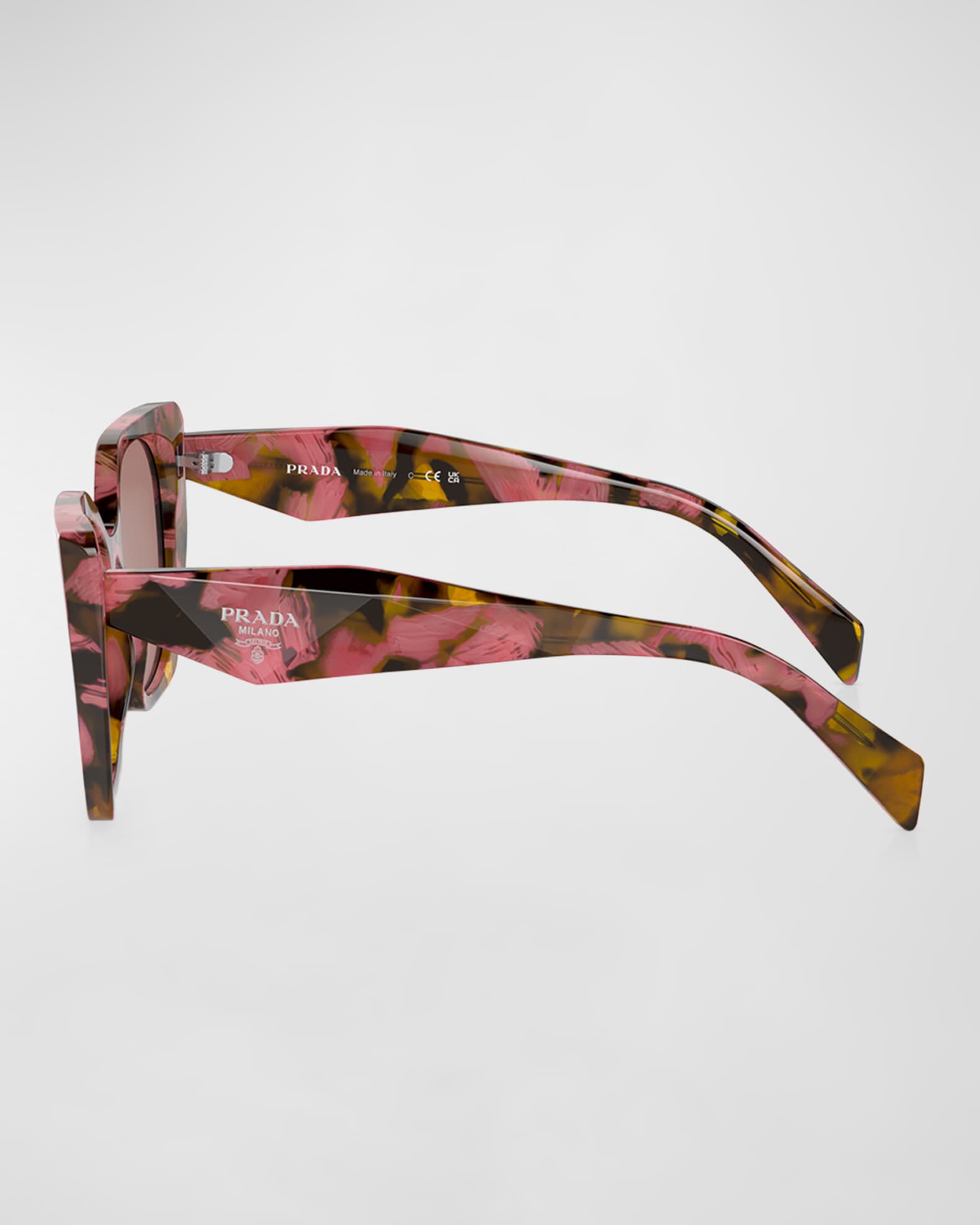 Geometric Square Acetate Sunglasses 1