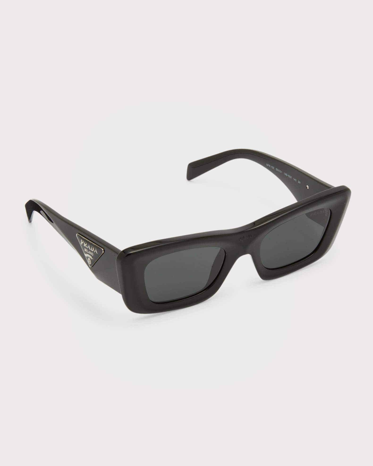 Prada Rectangular Marble Acetate Cat Eye Sunglasses Neiman Marcus