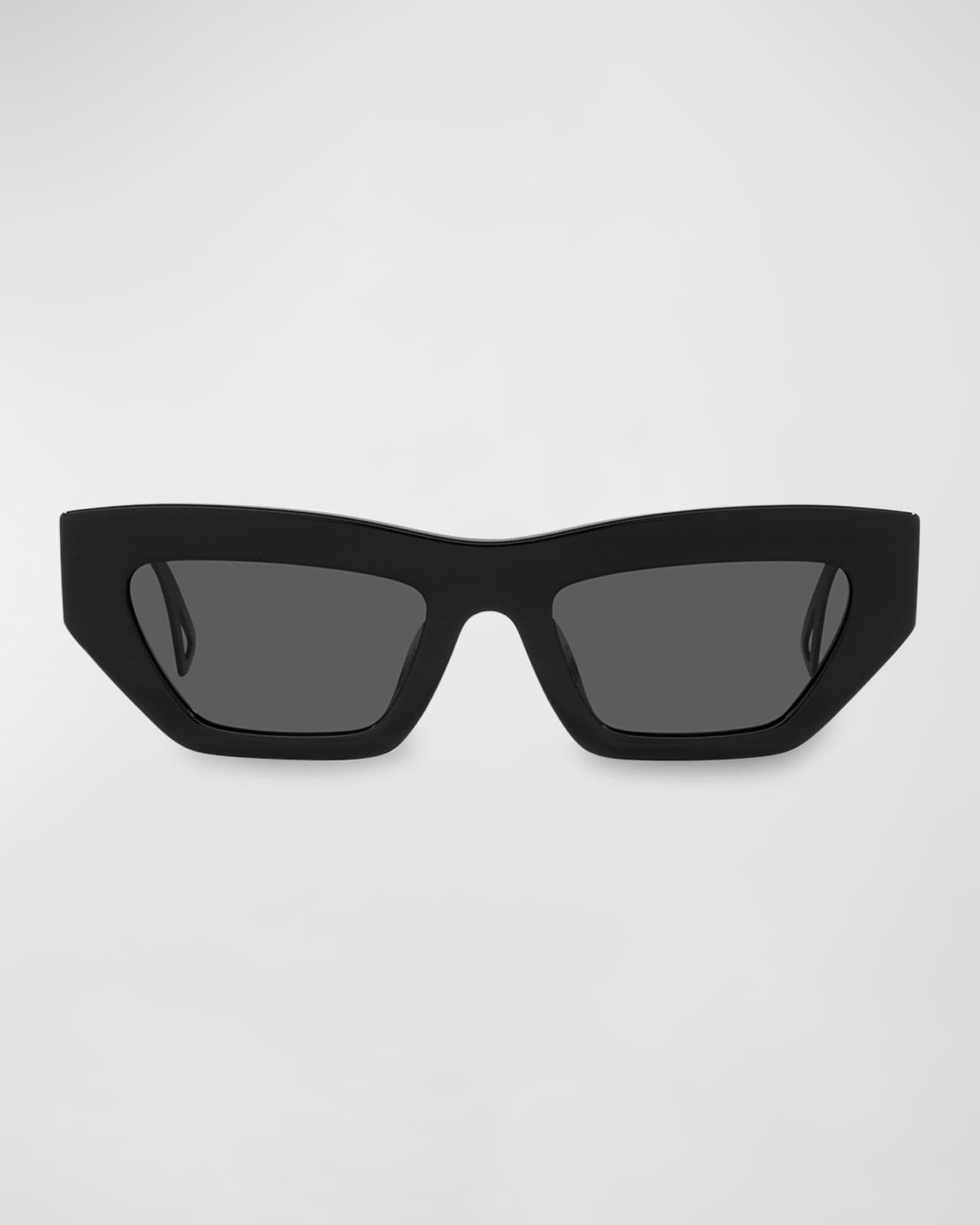 Versace Logo Acetate Cat-Eye Sunglasses | Neiman Marcus