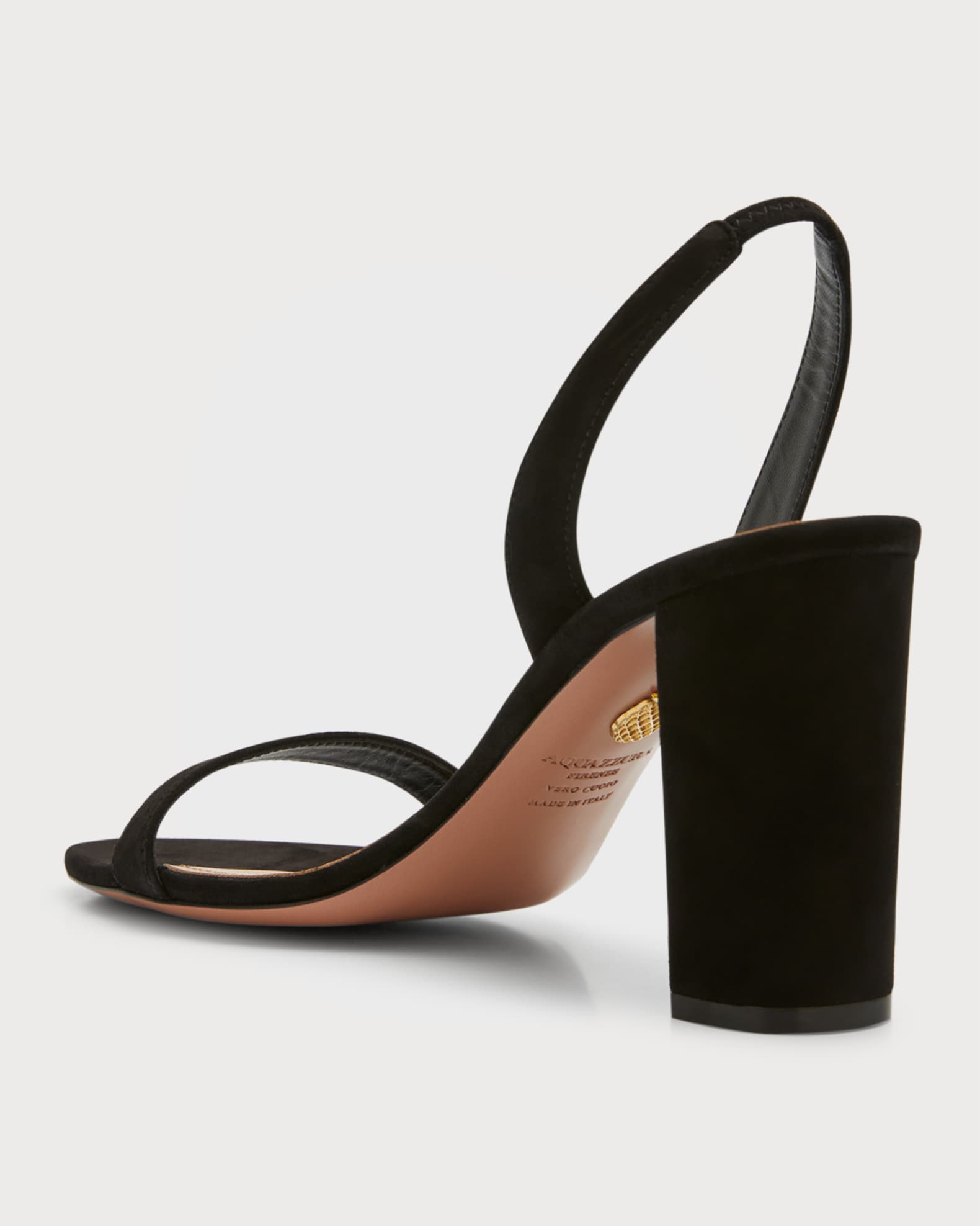 Aquazzura block heel sandals clearance