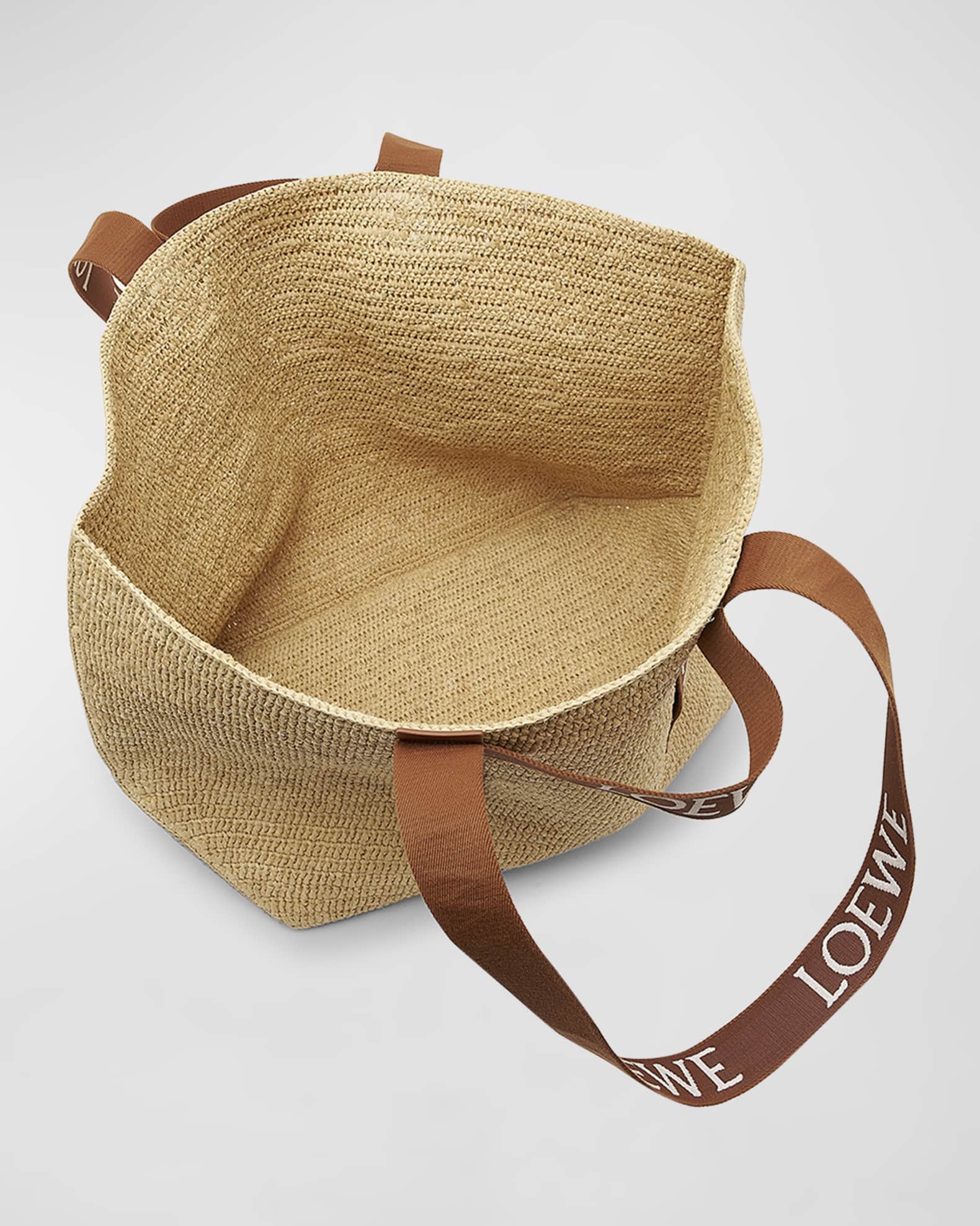 loewe gate raffia bag