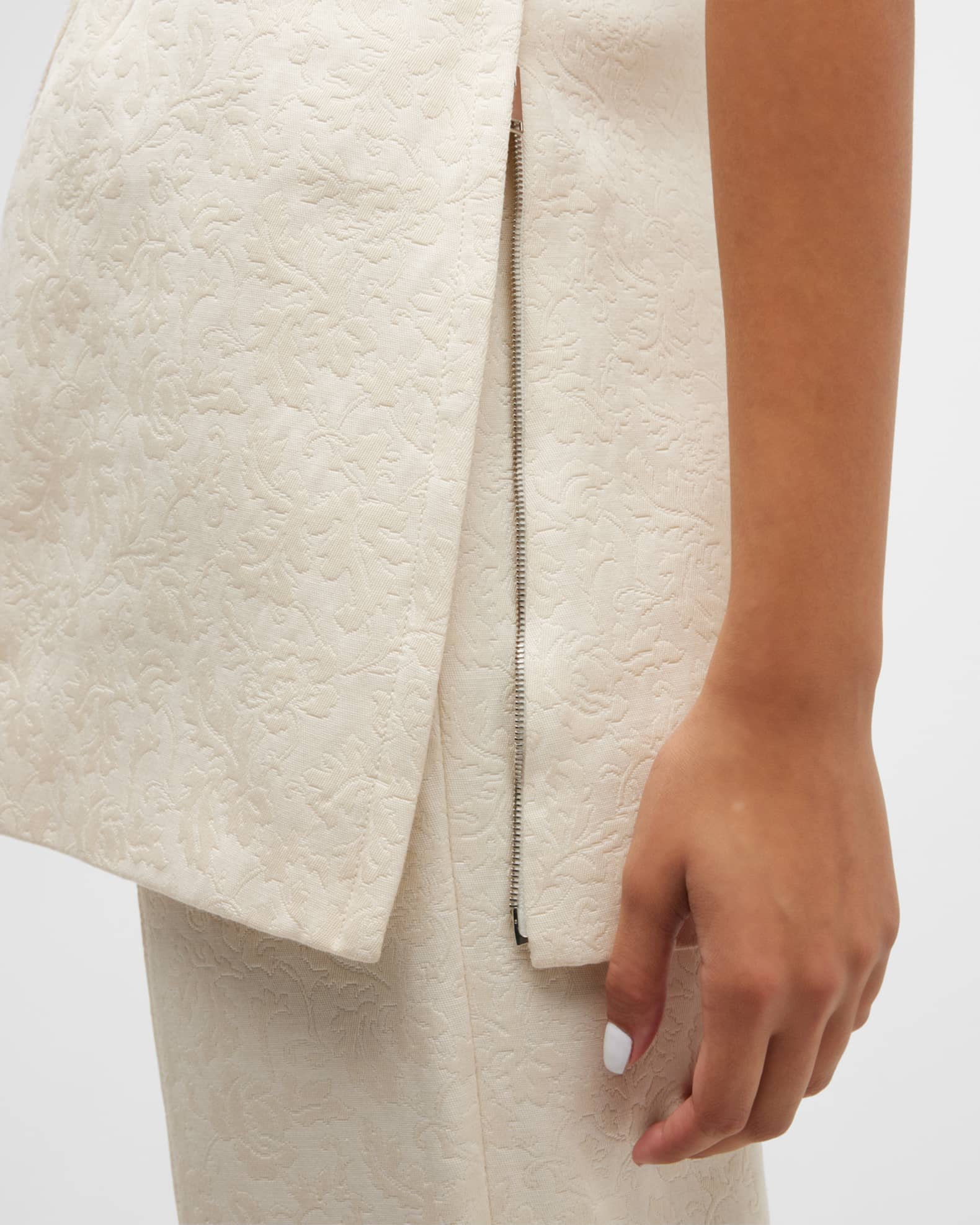 Wool Mohair Jacquard Enamel Top main image 0