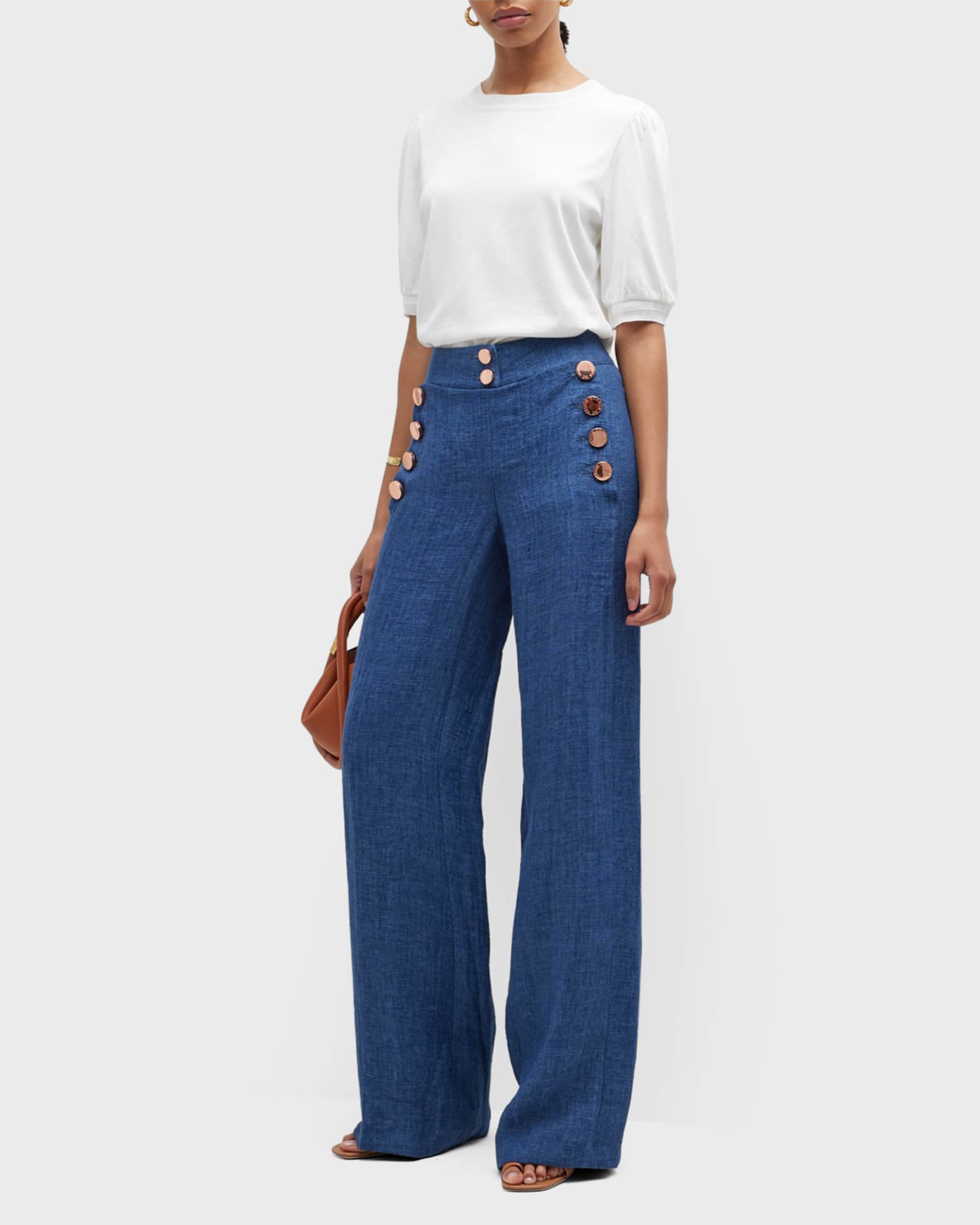 Linen Sailor Pants