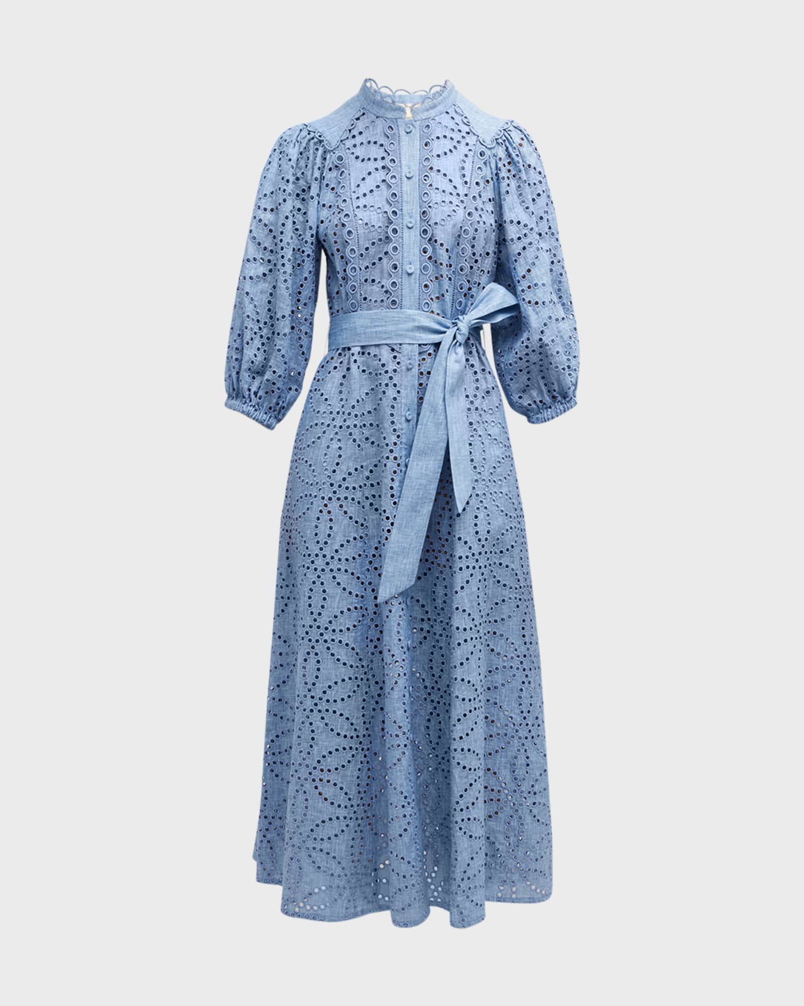 Linen Midi Short Chambray main image 0