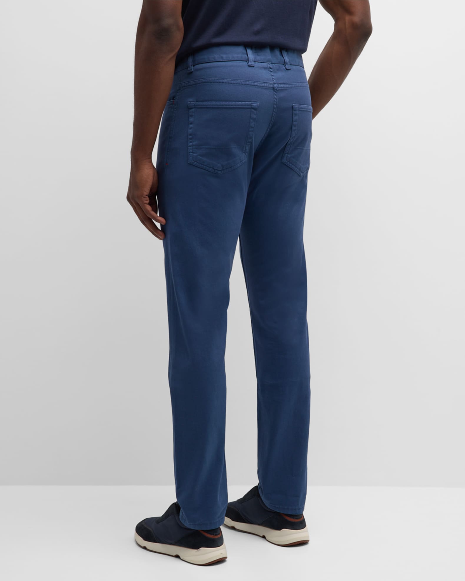 Isaia Men's Tapered Leg 5Pocket Pants Neiman Marcus