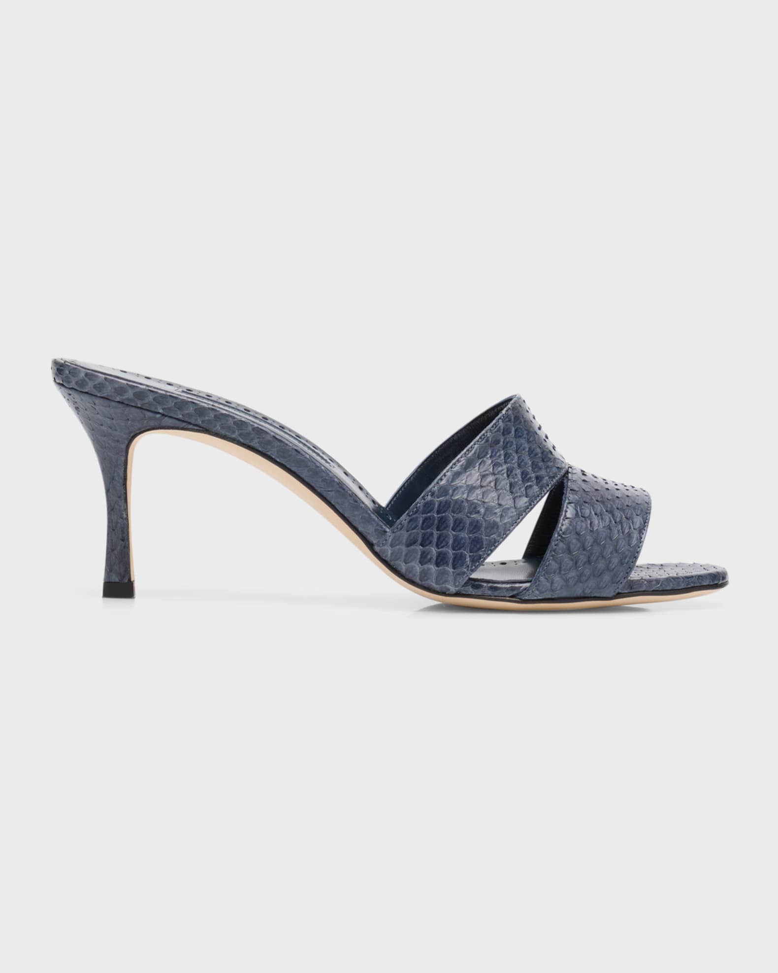 Snakeskin mule slides new arrivals