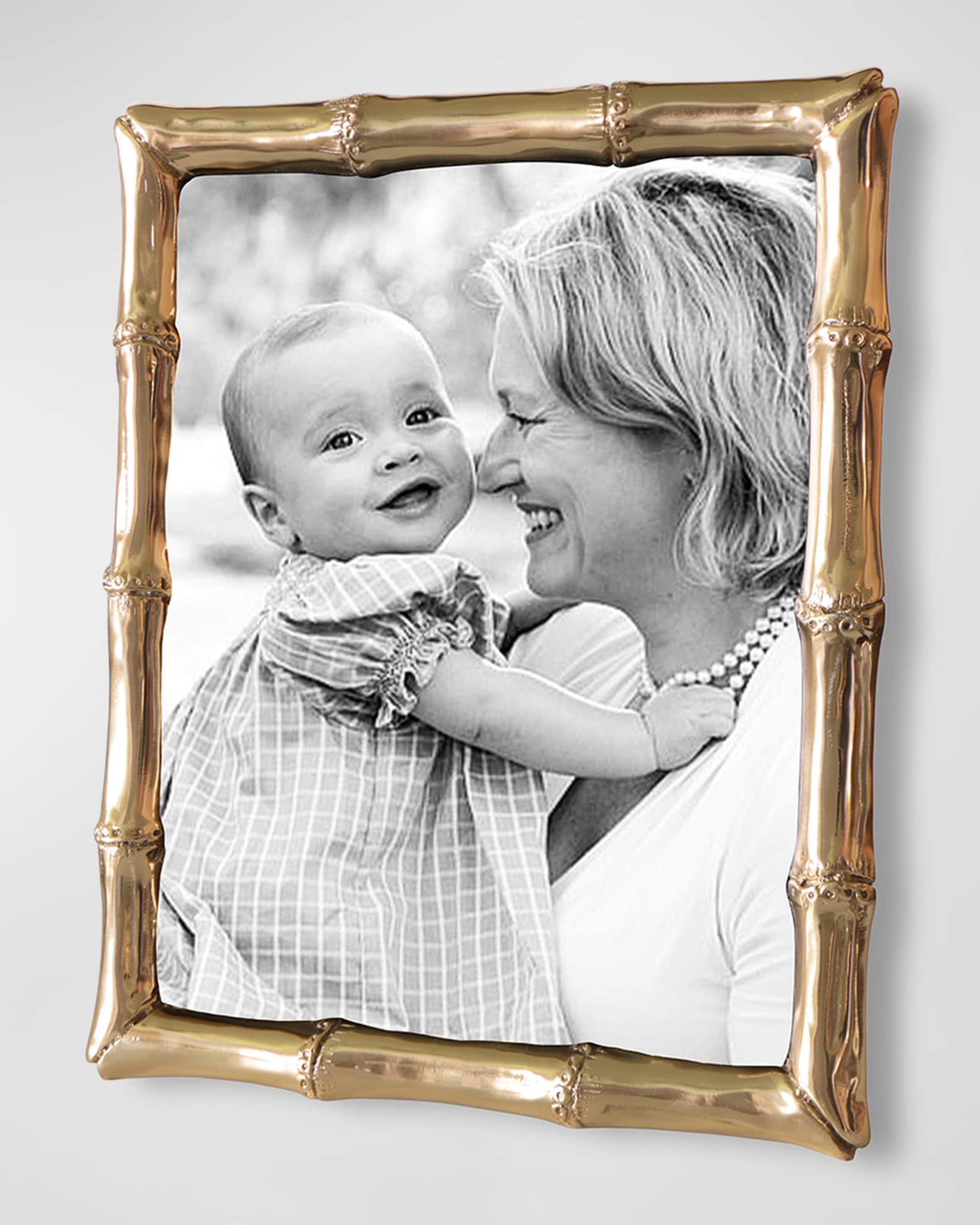 Beatriz Ball FRAME Sierra Modern Bamboo 8 x 10 Picture Frame (Gold