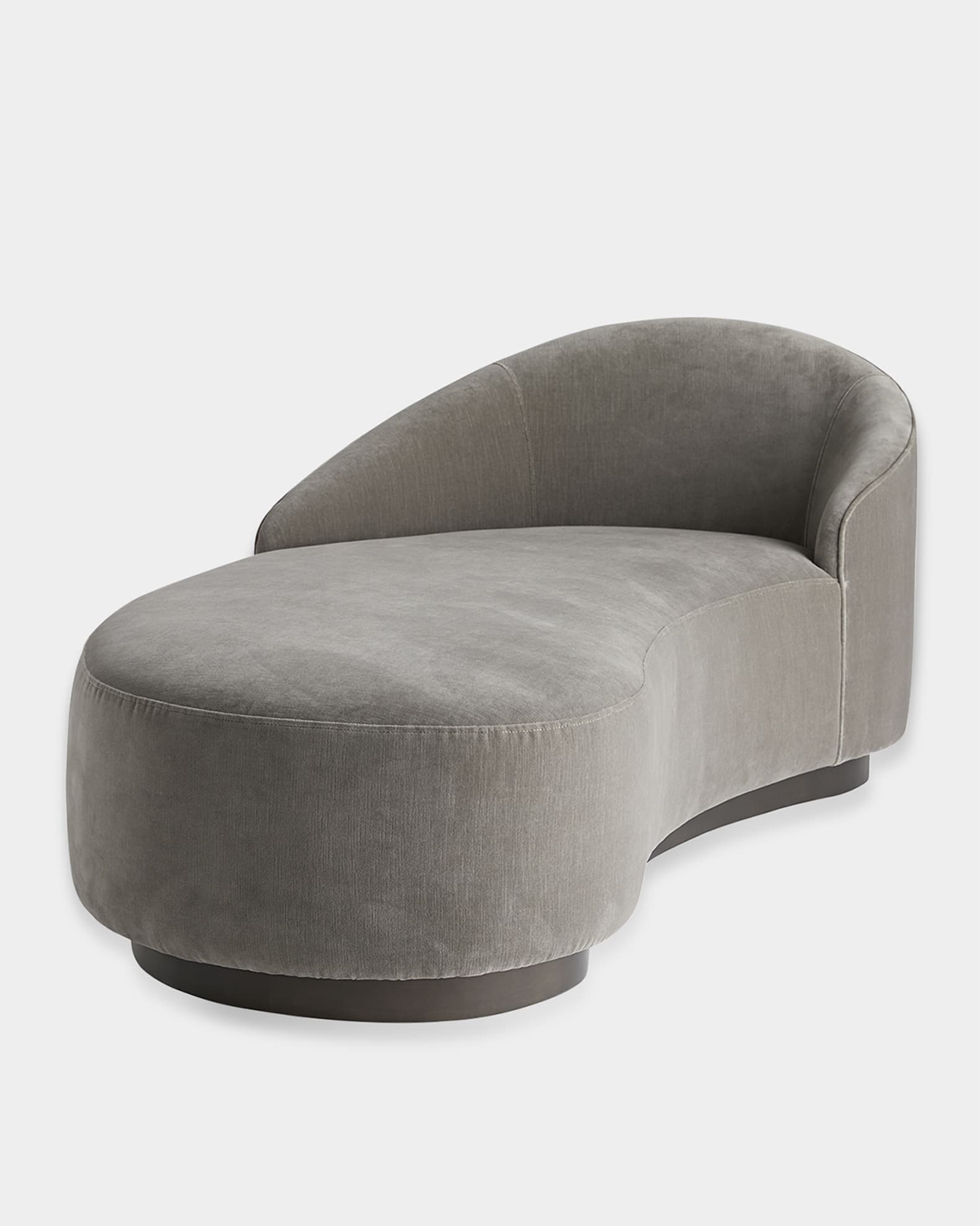 Turner Velvet Chaise  1