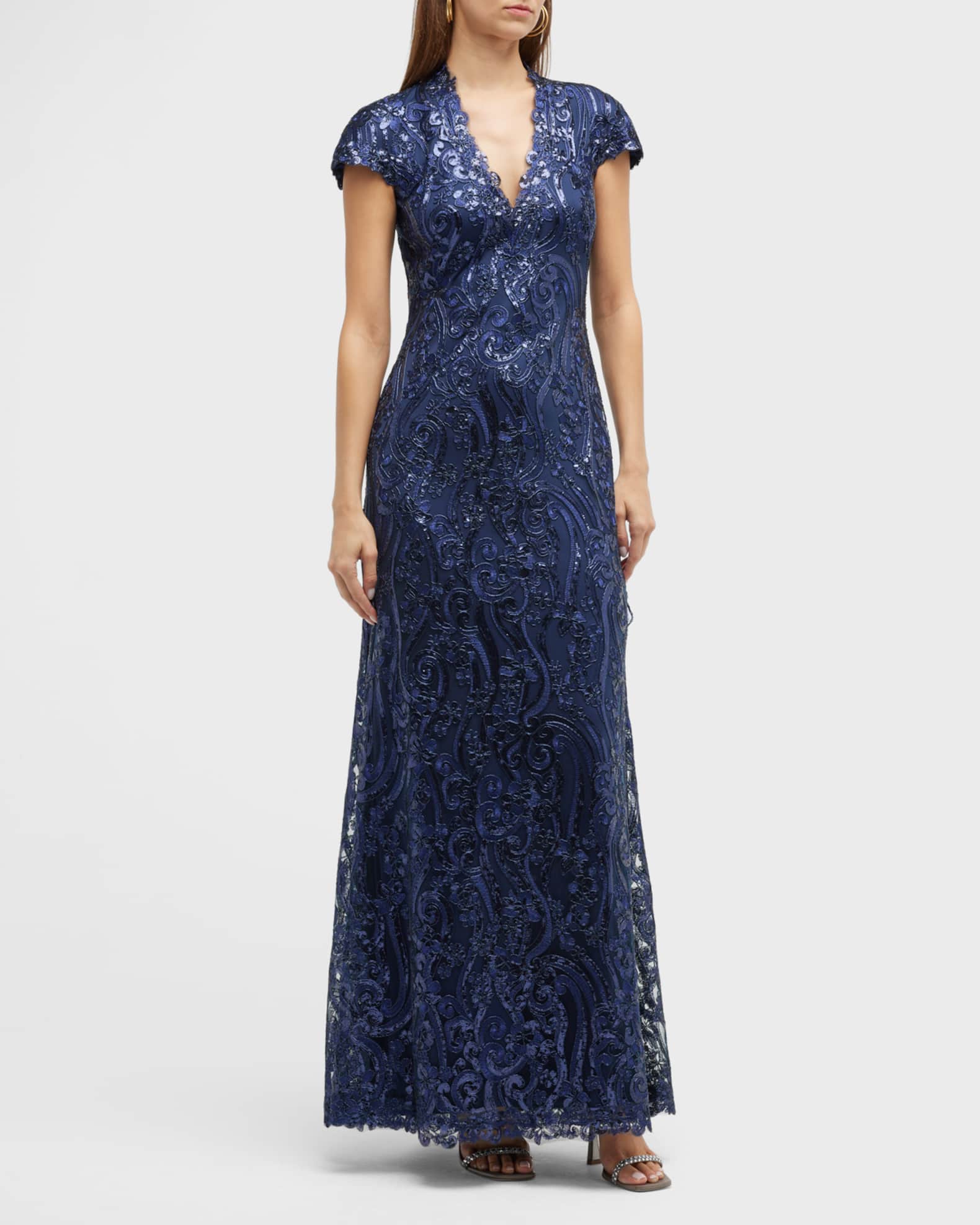 Tadashi Shoji Gowns Harford Sequin Gown PETITE Tadashi Shoji Bridal