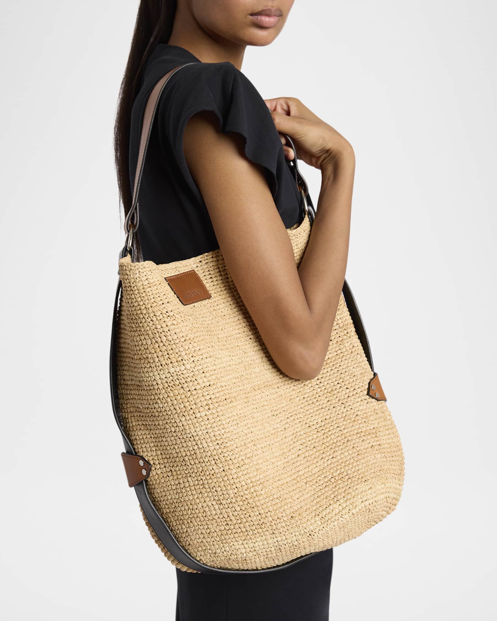 高級品市場 Marant Isabel Bayia Marcus Neiman | Bag Shoulder Raffia バッグ