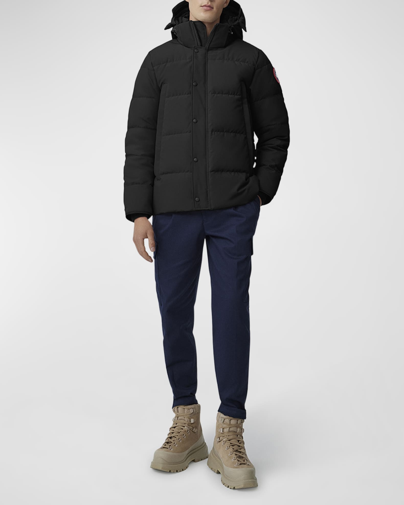 Canada Goose Men's Wyndham Parka w/ Removable Hood | Neiman Marcus