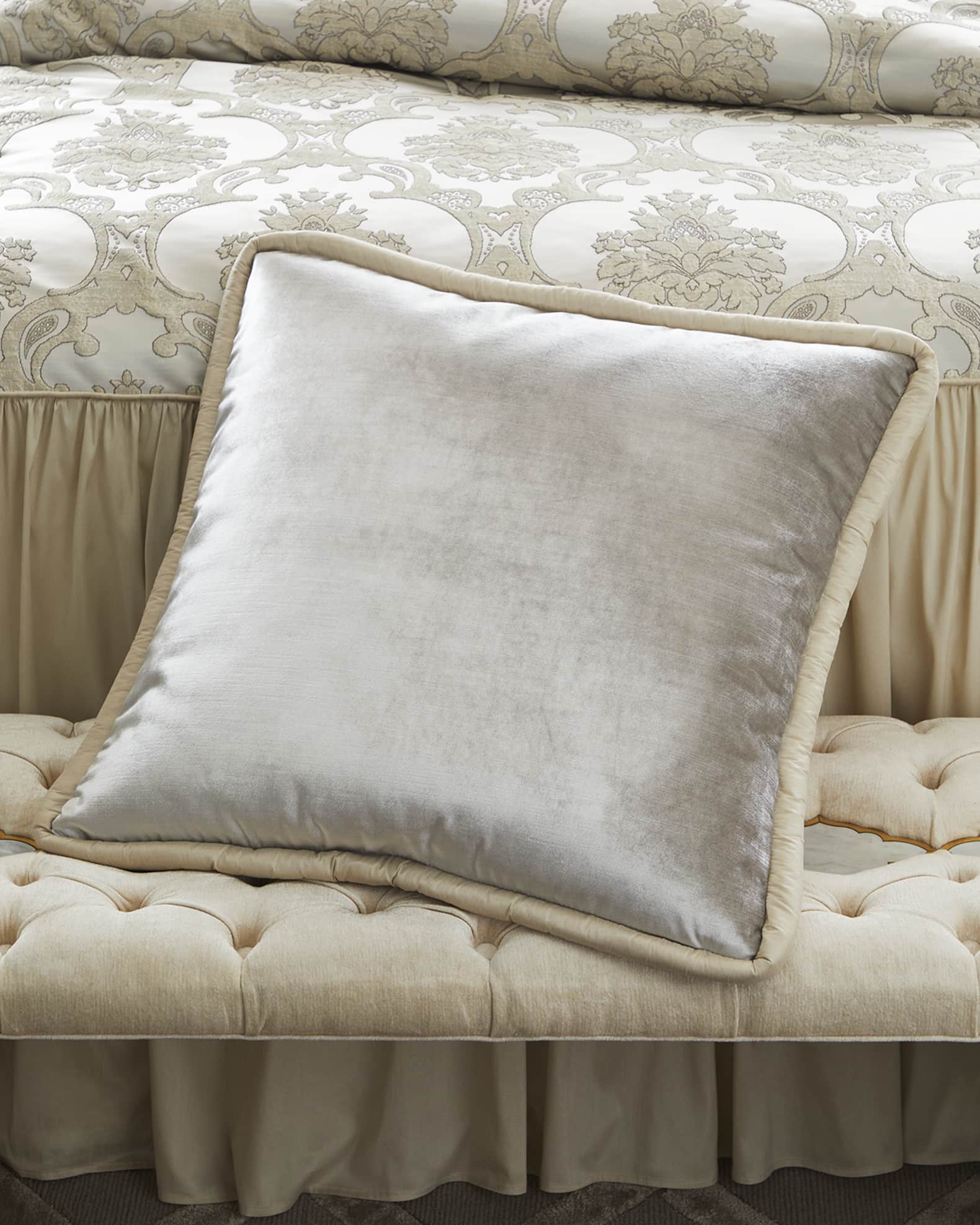 Elizabeth Velvet Euro Sham, 26"Sq.  0