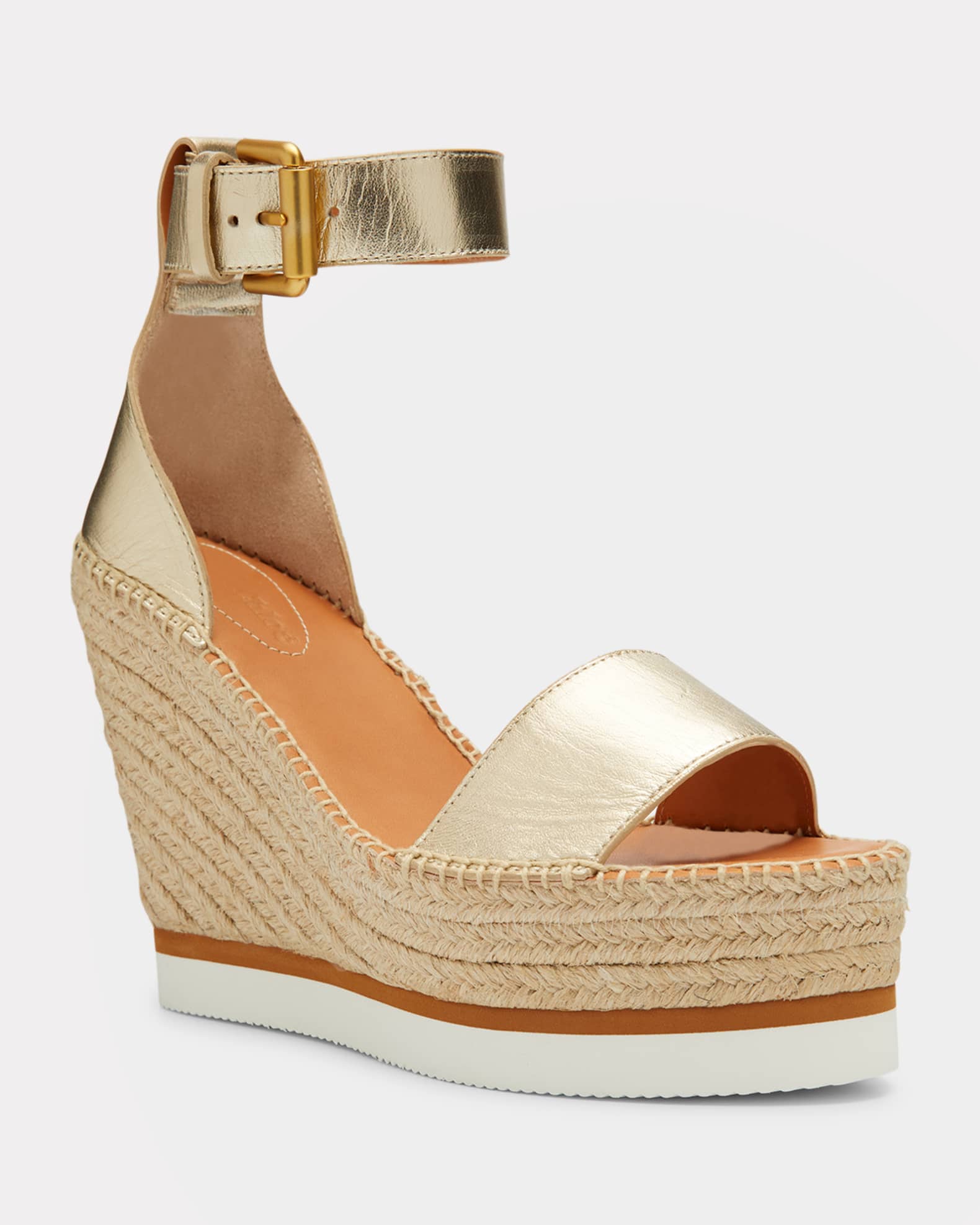 最終値下げ Wedge Metallic Glyn Chloe by See Espadrille Neiman | Sandals 靴