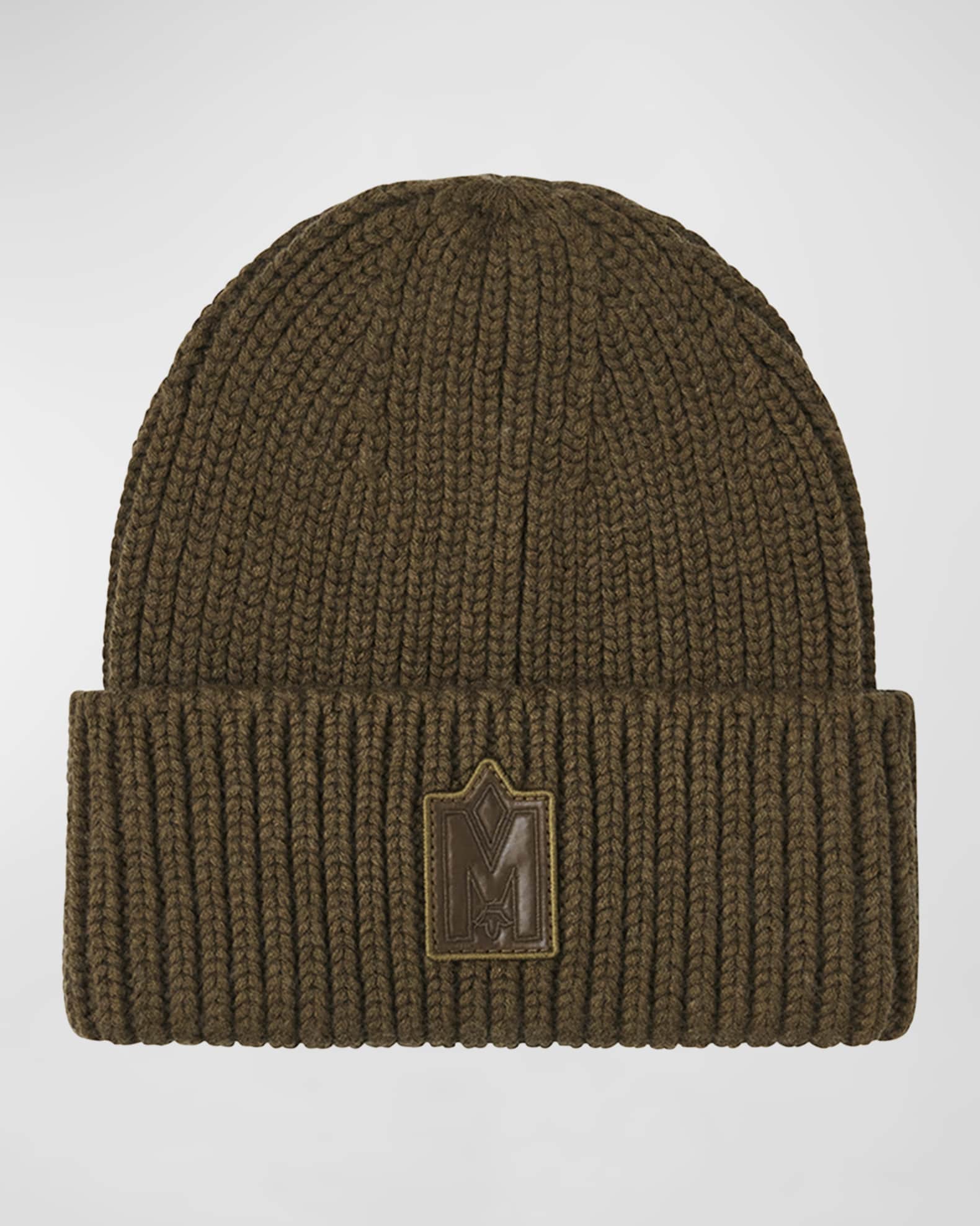 Mackage Men's Jude Tonal Logo Toque Beanie Hat | Neiman Marcus