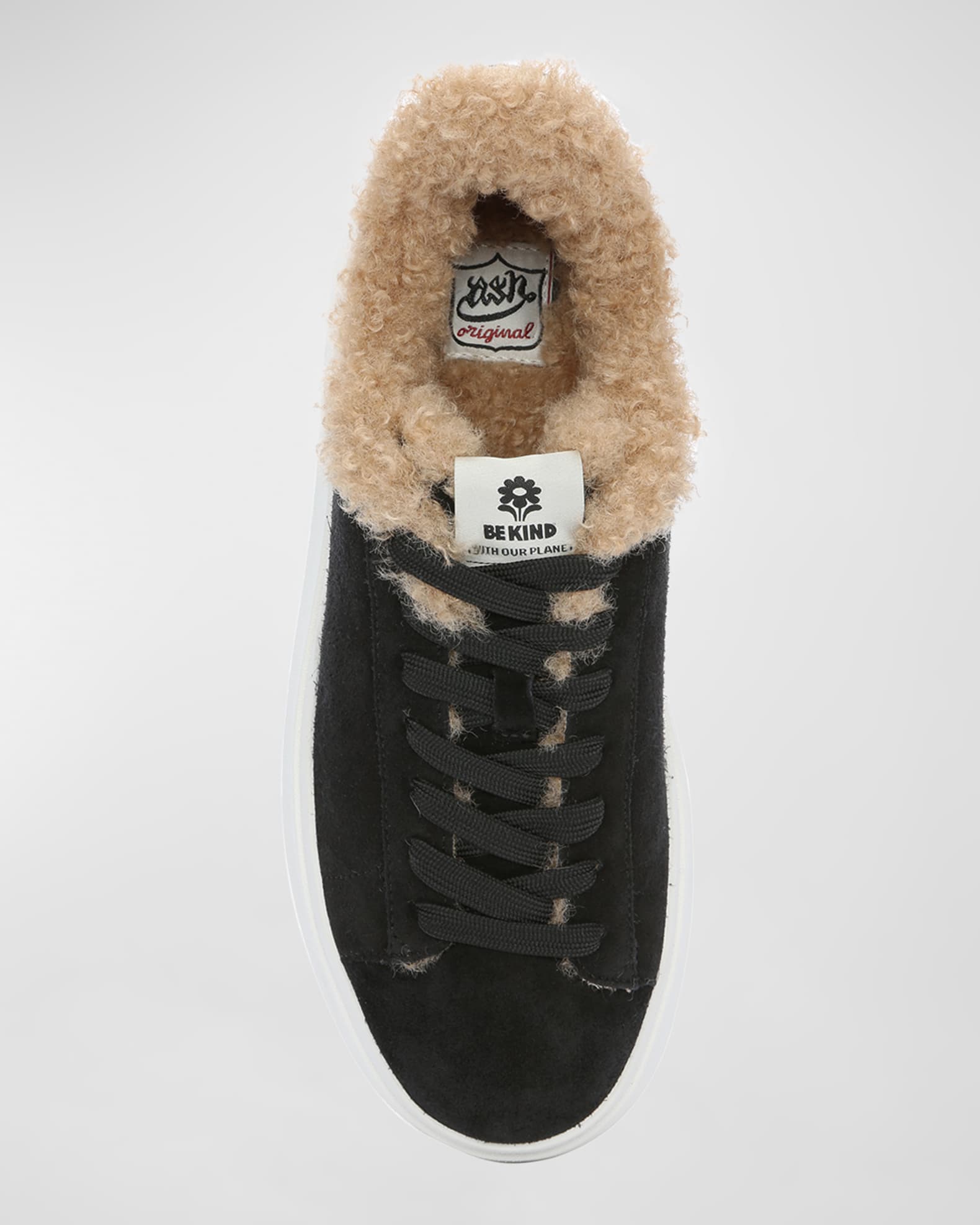 Ash Moby Be Kind Faux Fur Flatform Sneakers | Neiman Marcus