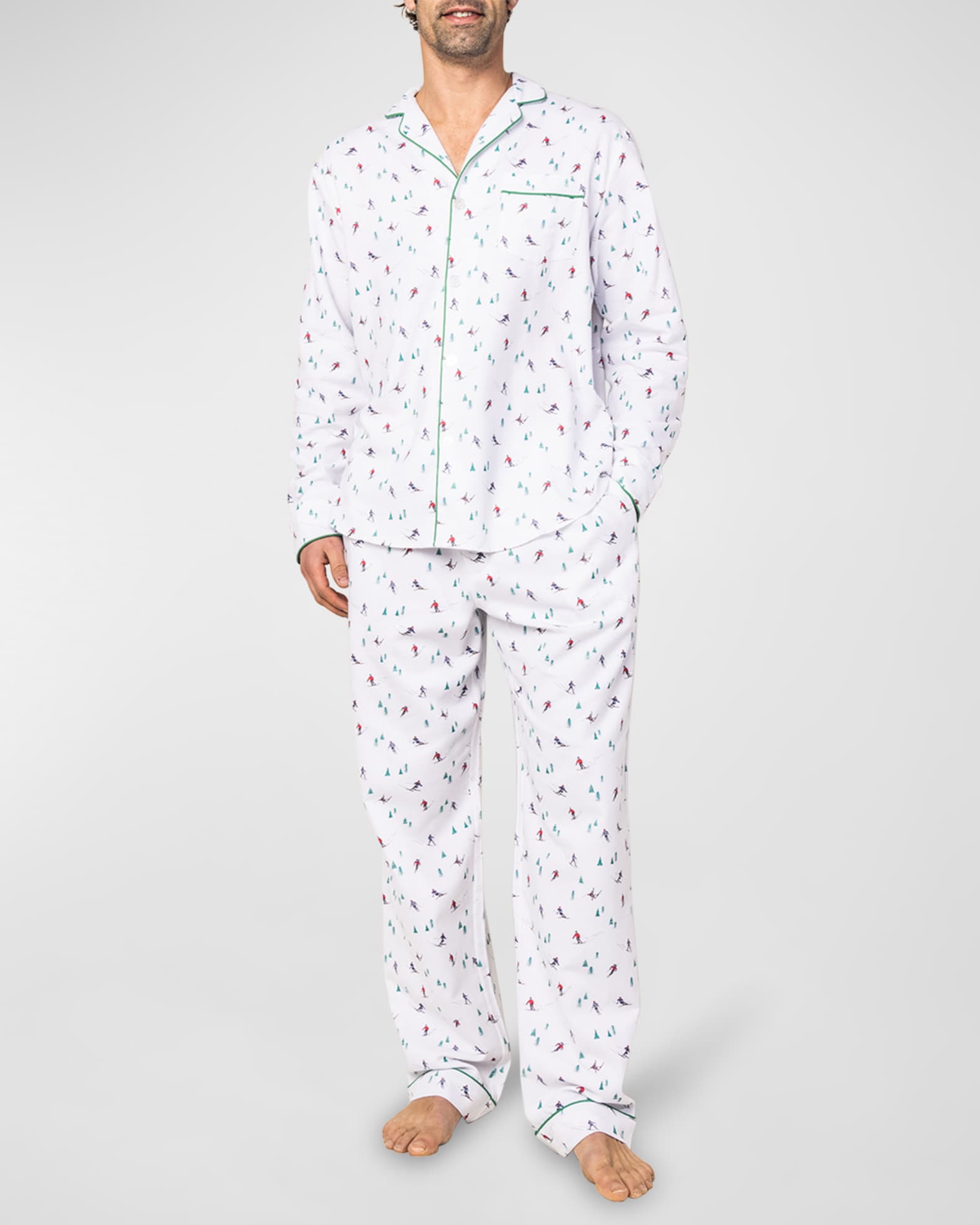 Petite Plume Men's ApresSki Pajama Set Neiman Marcus
