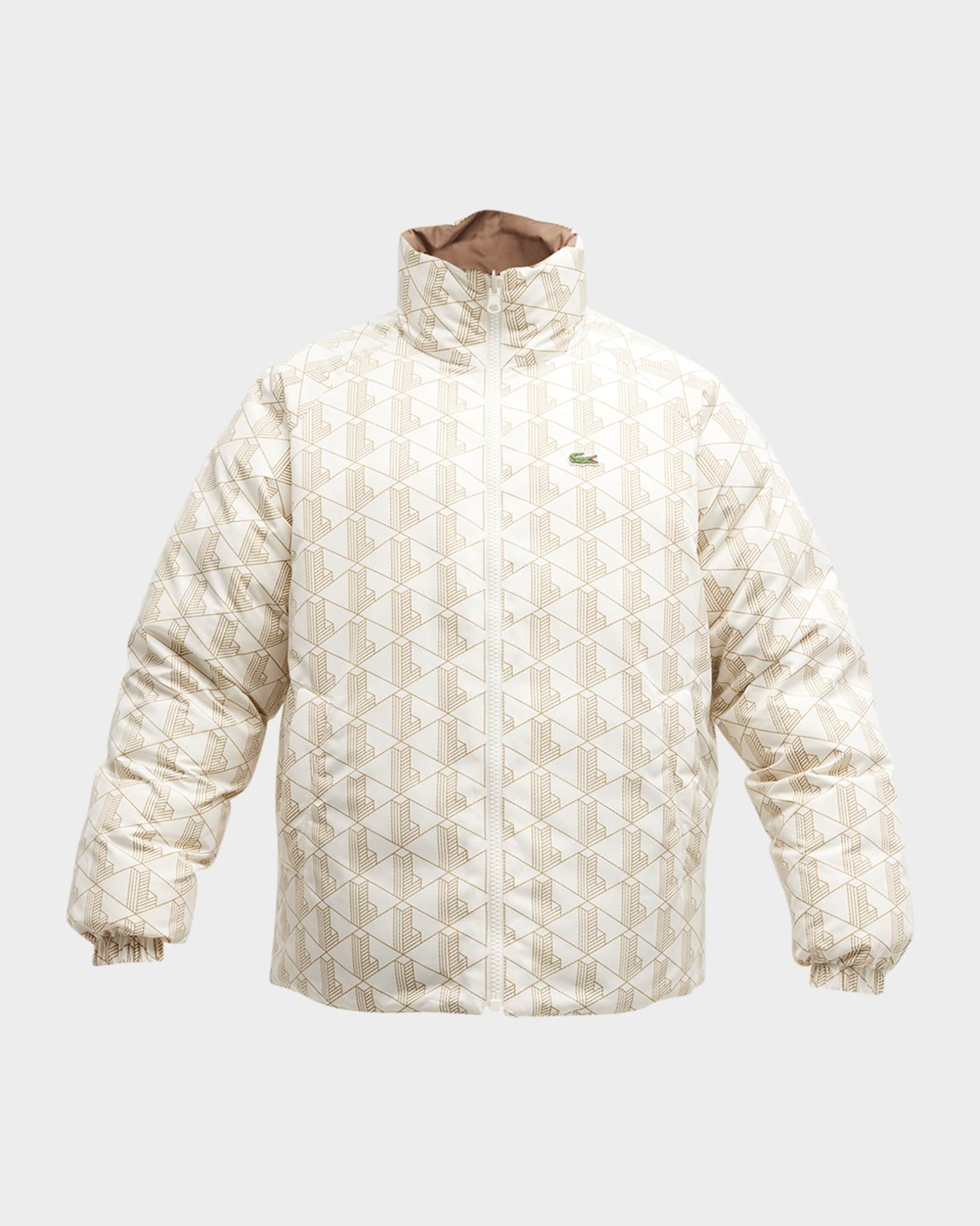 Lacoste reversible puffer jacket clearance