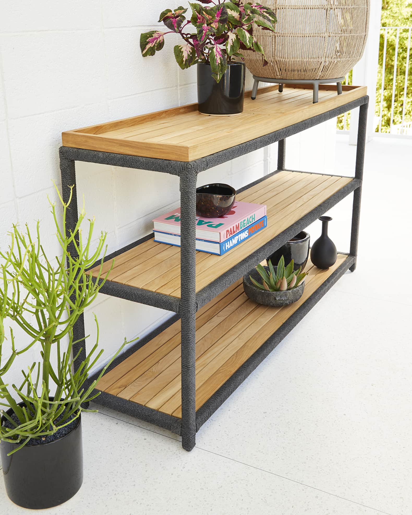 Palecek Austin Outdoor Console Table Neiman Marcus