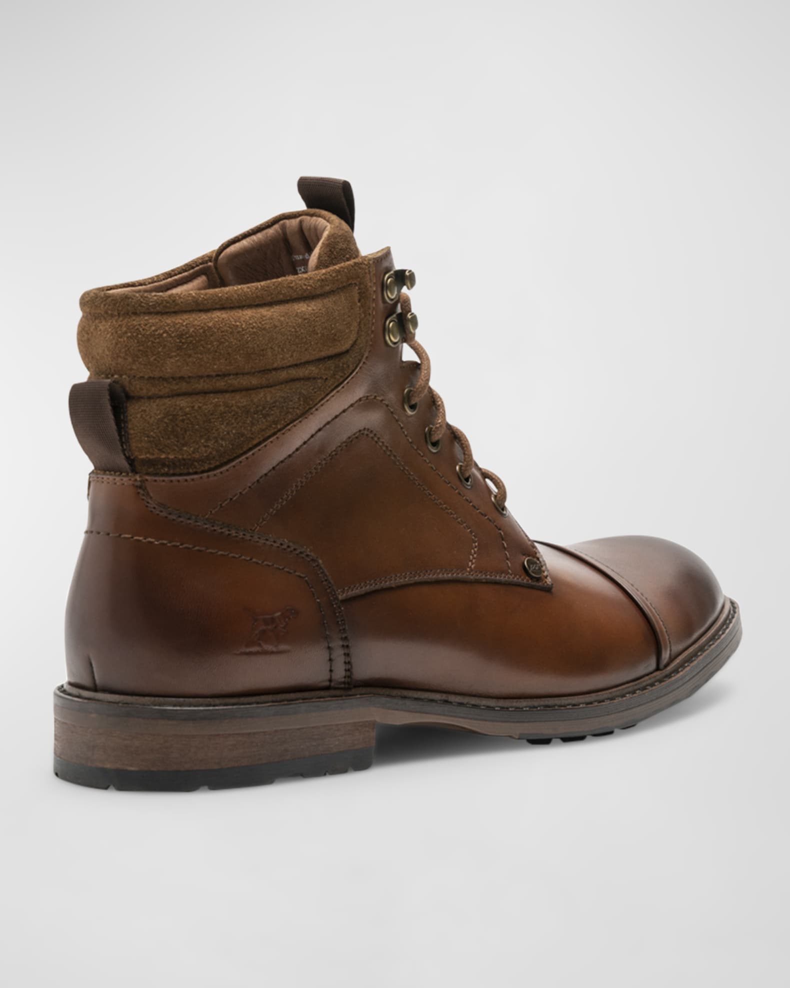 Rodd & Gunn Men's Dunedin Leather LaceUp Military Boots Neiman Marcus