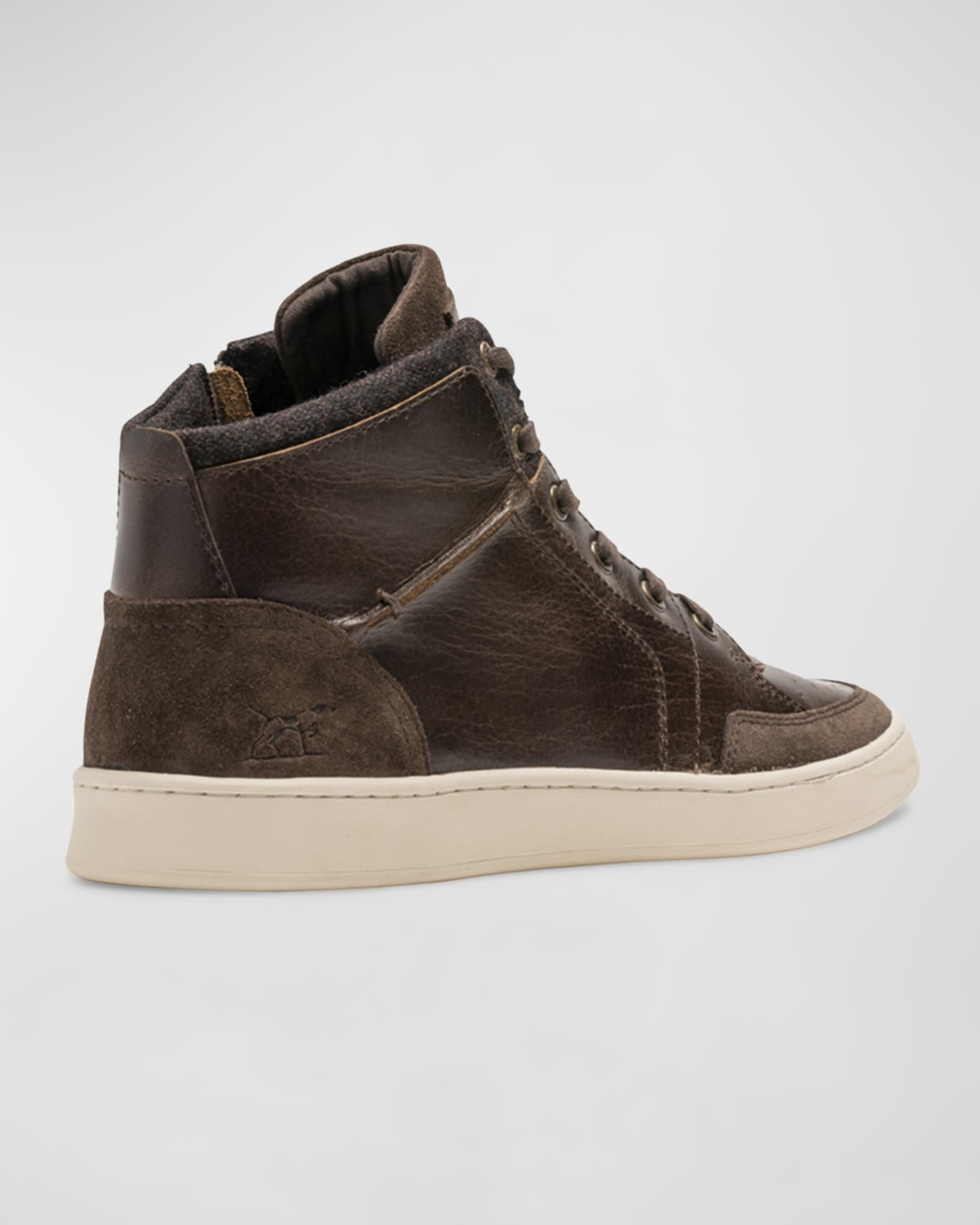 Rodd & Gunn Men's Sussex High Street Leather Zip HighTop Sneakers