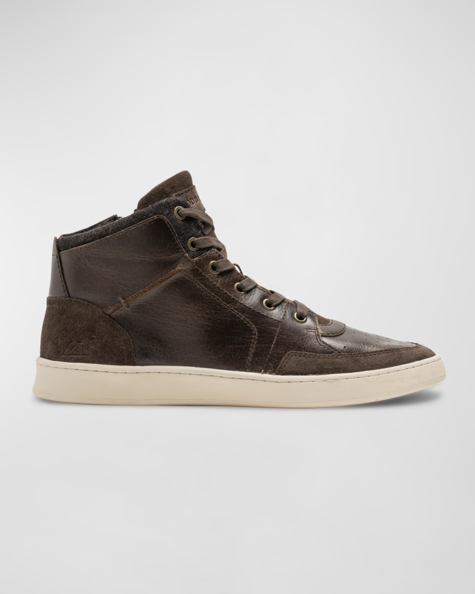 Rodd & Gunn Men's Sussex High Street Leather Zip HighTop Sneakers