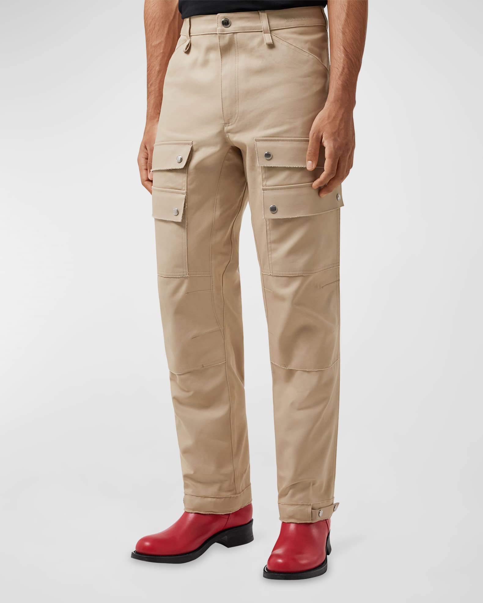 Louis Vuitton Cotton-Linen Cargo Trousers